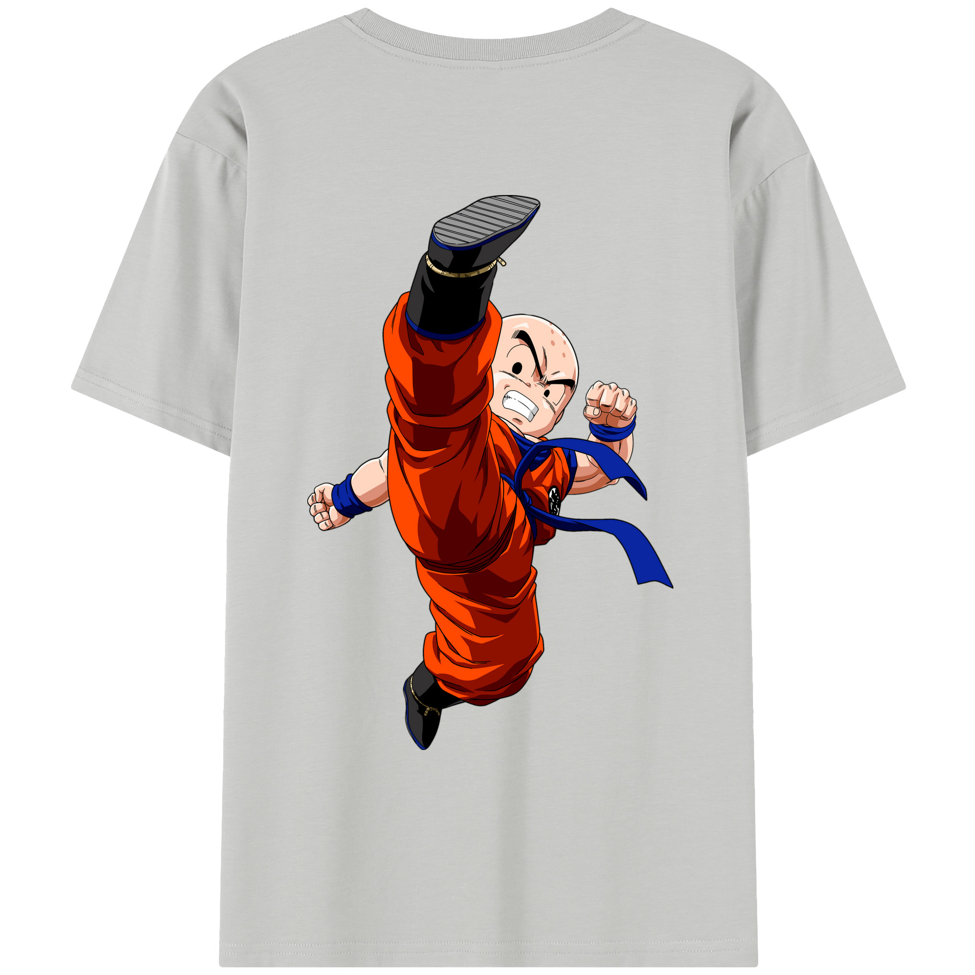 （画像用） ドラゴンボール クリリン DRAGON BALL krillin レディース半袖Tシャツ(バックプリント)