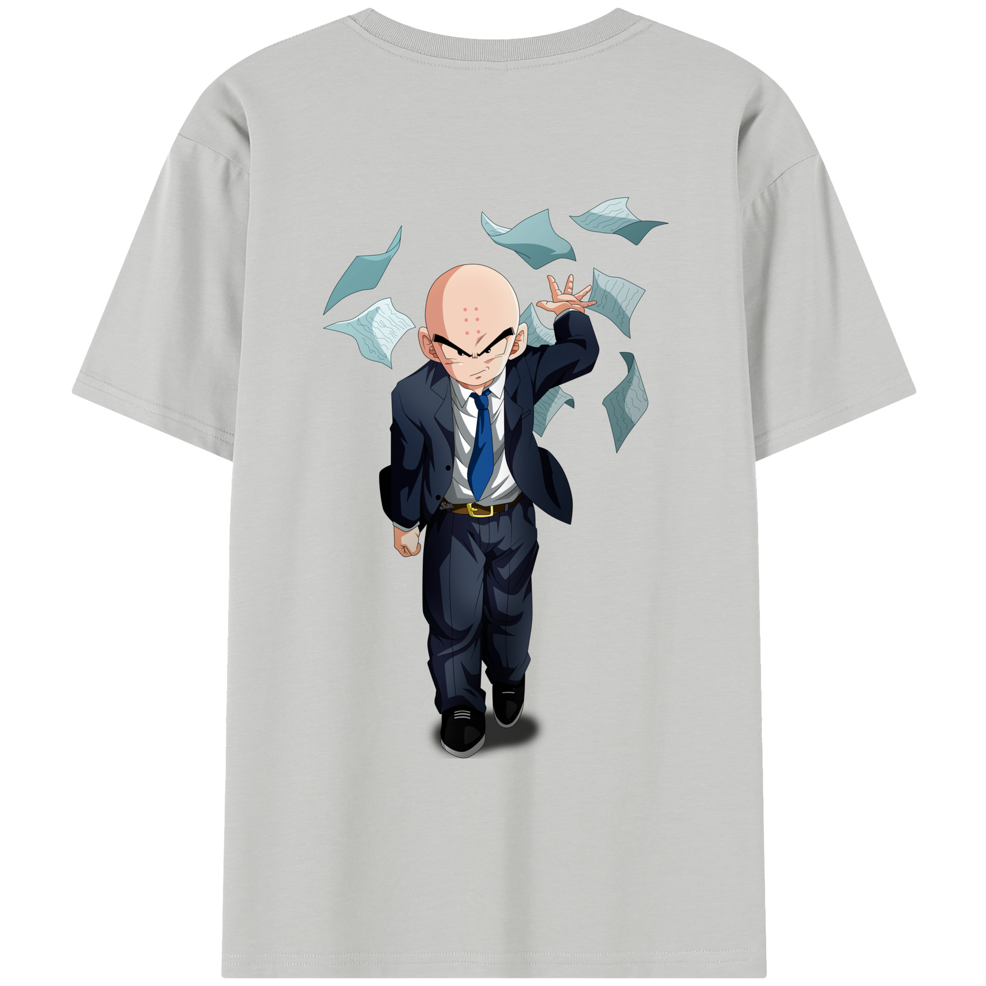 （画像用） ドラゴンボール クリリン DRAGON BALL krillin レディース半袖Tシャツ(バックプリント)