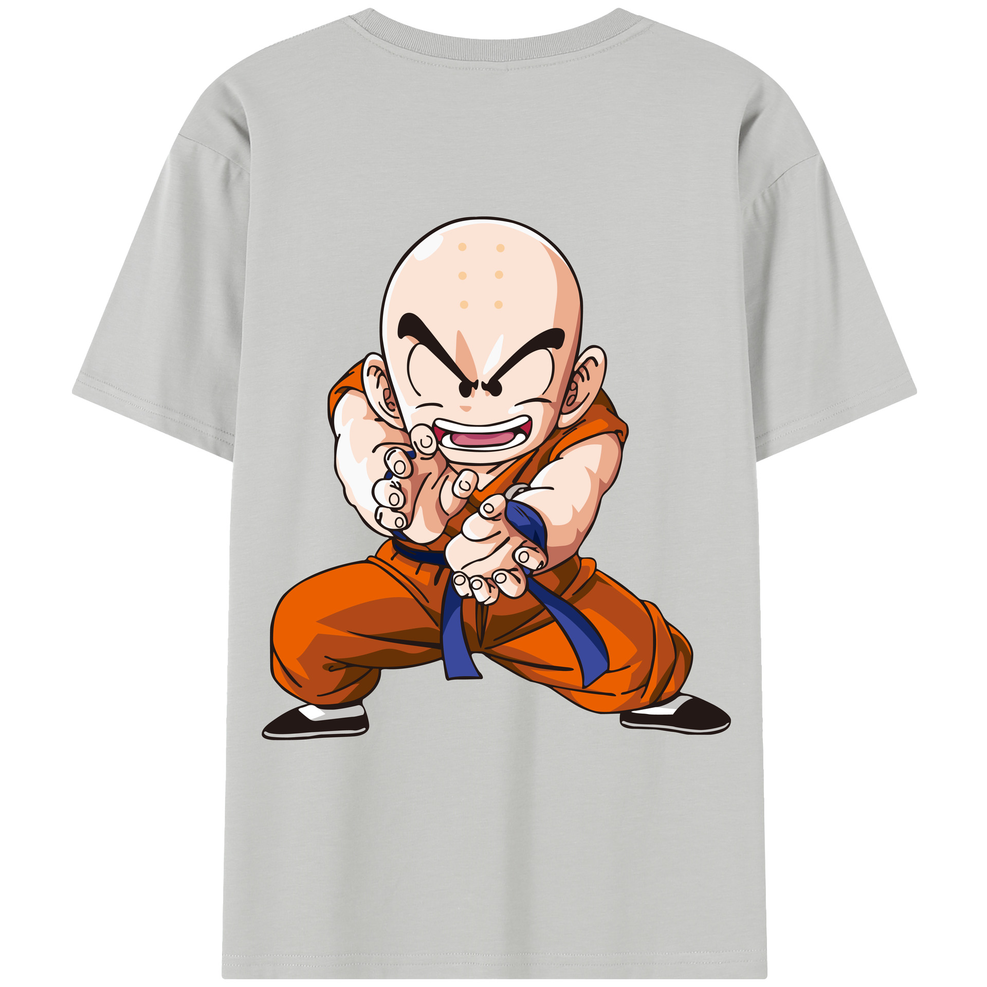 （画像用） ドラゴンボール クリリン DRAGON BALL krillin レディース半袖Tシャツ(バックプリント)