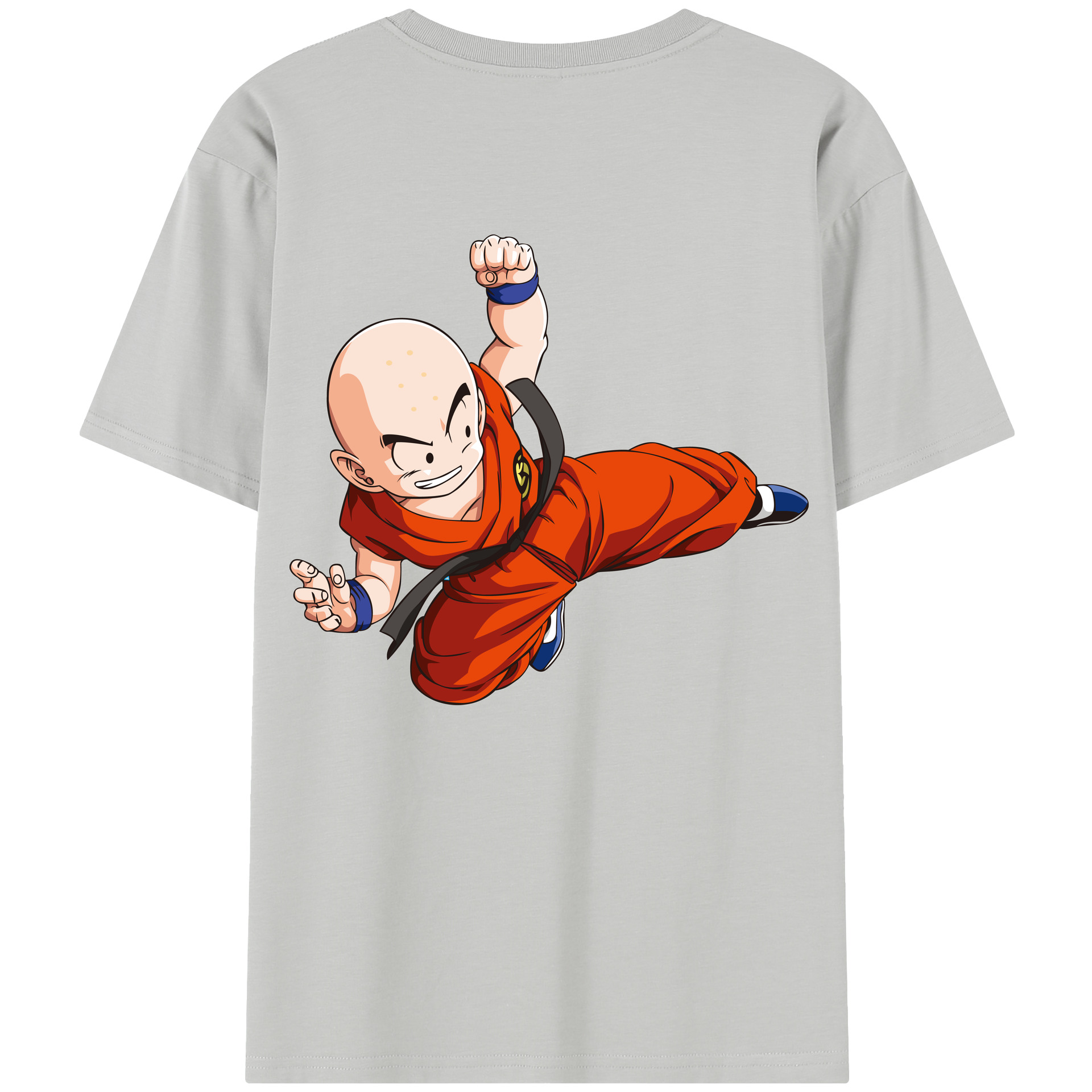 （画像用） ドラゴンボール クリリン DRAGON BALL krillin レディース半袖Tシャツ(バックプリント)