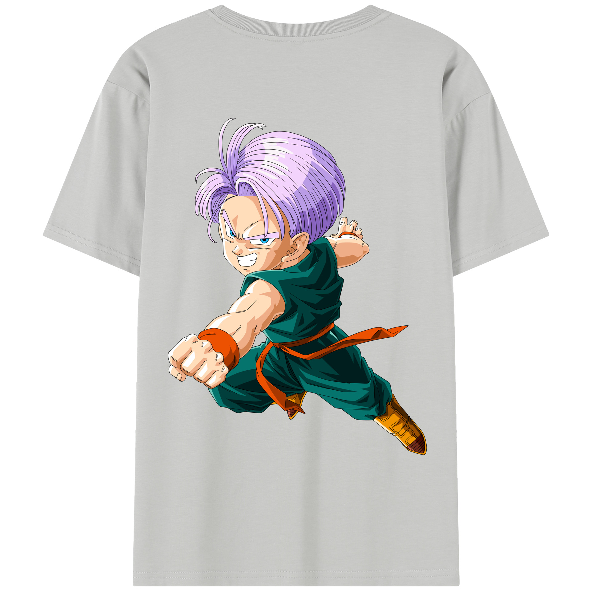 （画像用） ドラゴンボール トランクス（Torankusu）DRAGON BALL Trunks レディース半袖Tシャツ(バックプリント)