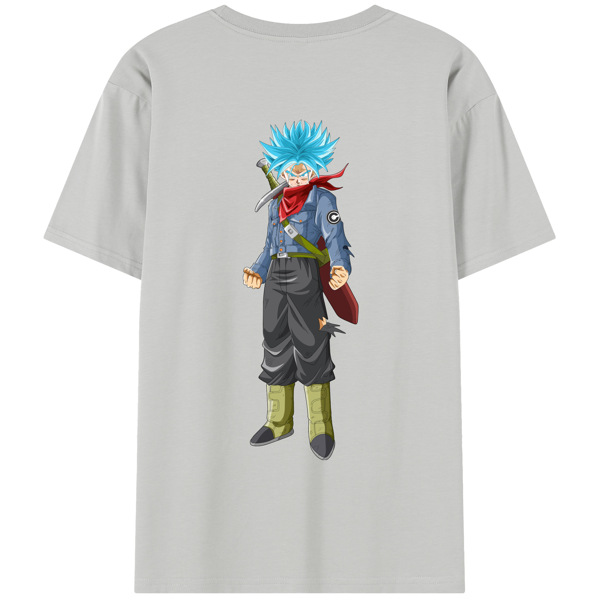 （画像用） ドラゴンボール トランクス（Torankusu）DRAGON BALL Trunks レディース半袖Tシャツ(バックプリント)