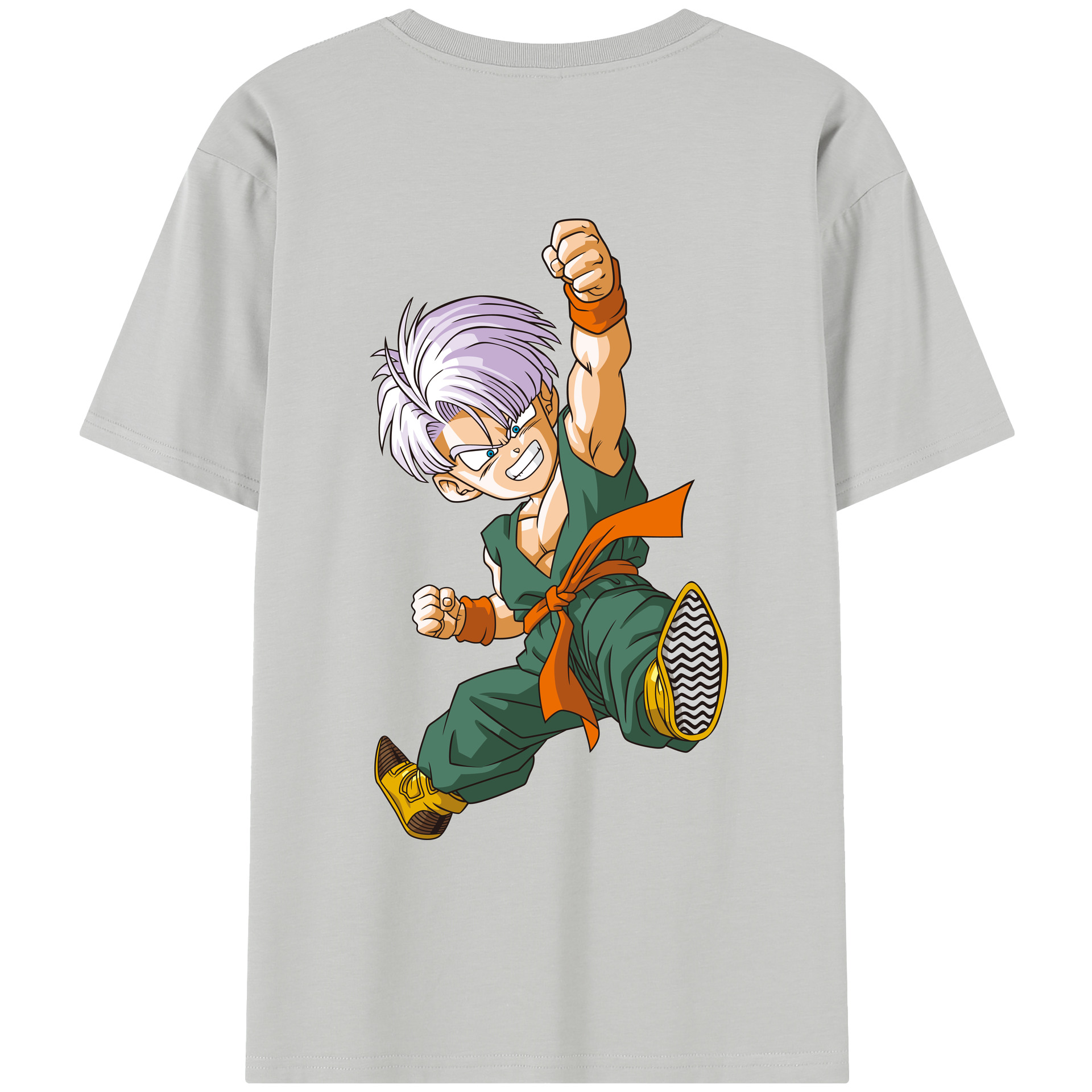 （画像用） ドラゴンボール トランクス（Torankusu）DRAGON BALL Trunks レディース半袖Tシャツ(バックプリント)