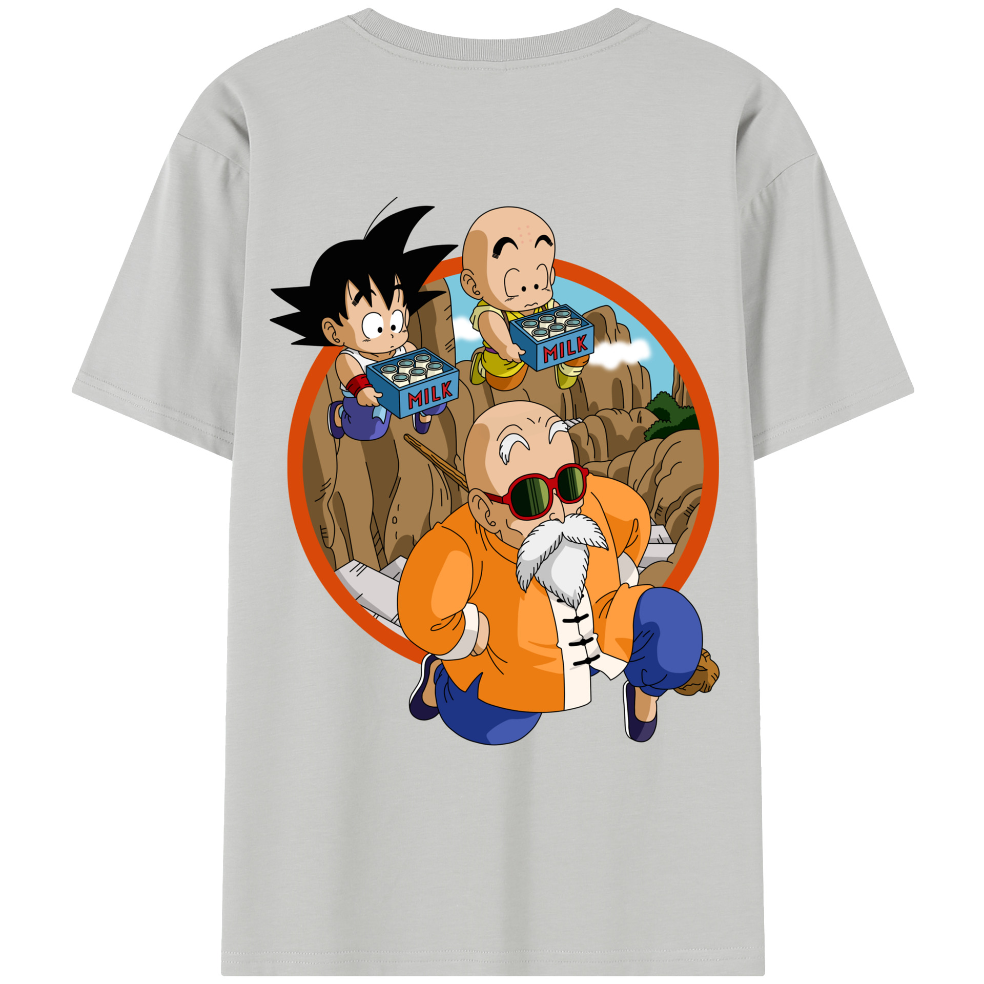 （画像用） ドラゴンボール 亀仙人（かめせんにん） DRAGON BALL Master Roshi Kame Sennin レディース半袖Tシャツ(バックプリント)