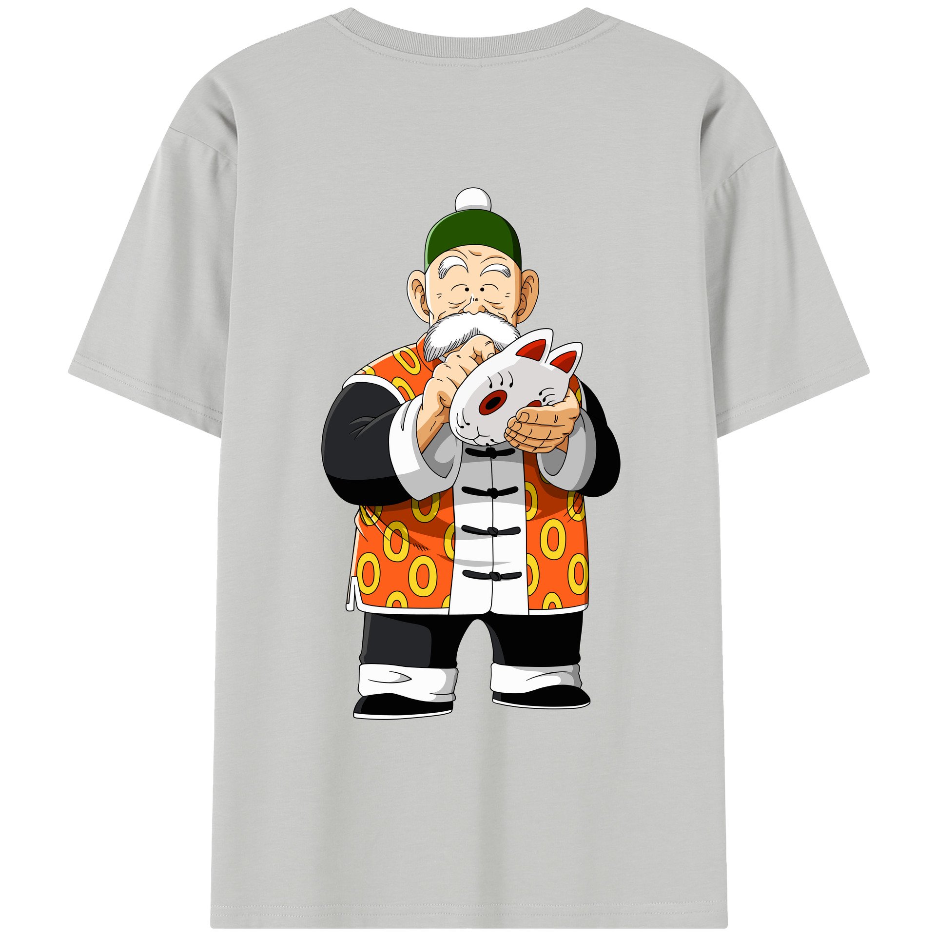 （画像用） ドラゴンボール 亀仙人（かめせんにん） DRAGON BALL Master Roshi Kame Sennin レディース半袖Tシャツ(バックプリント)