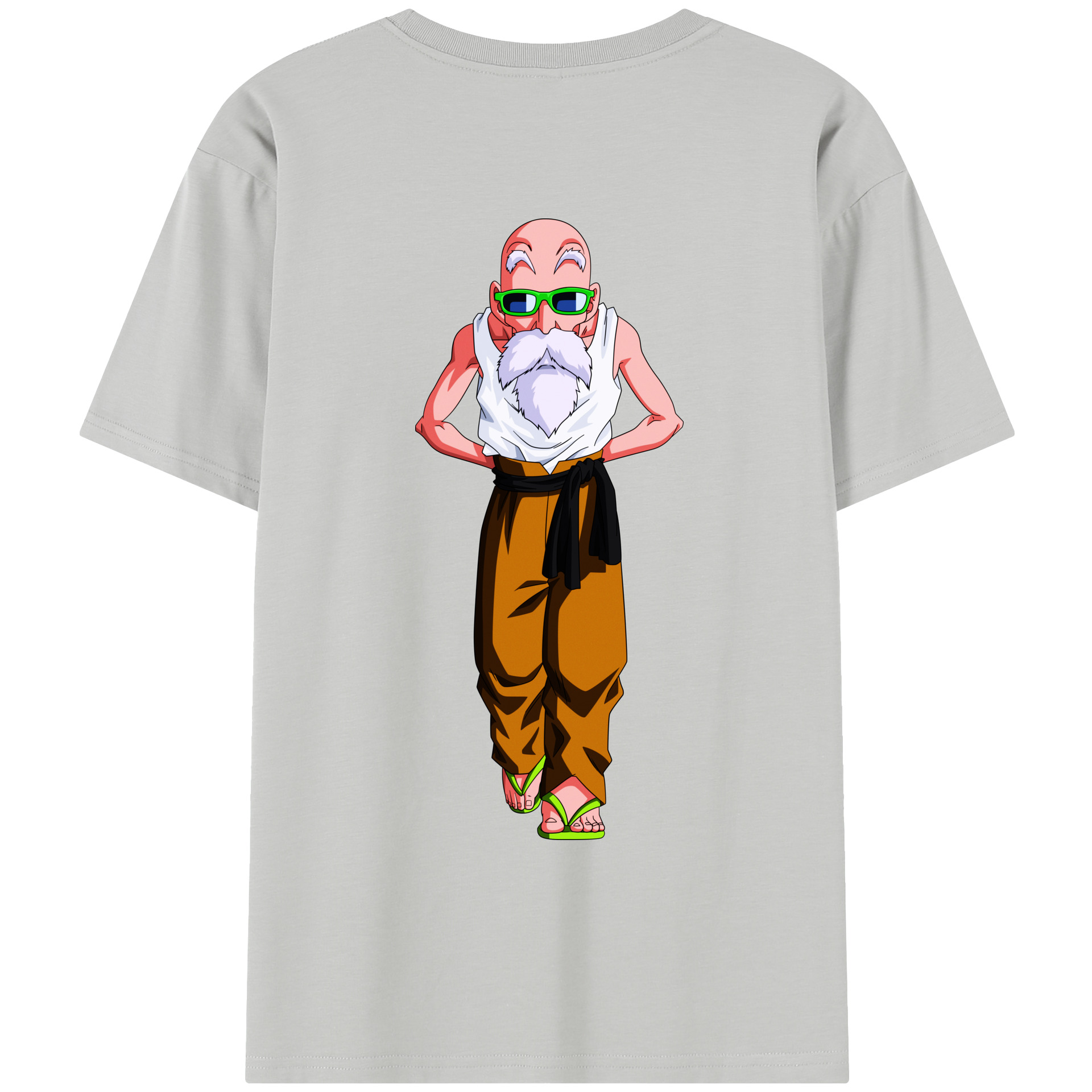 （画像用） ドラゴンボール 亀仙人（かめせんにん） DRAGON BALL Master Roshi Kame Sennin レディース半袖Tシャツ(バックプリント)