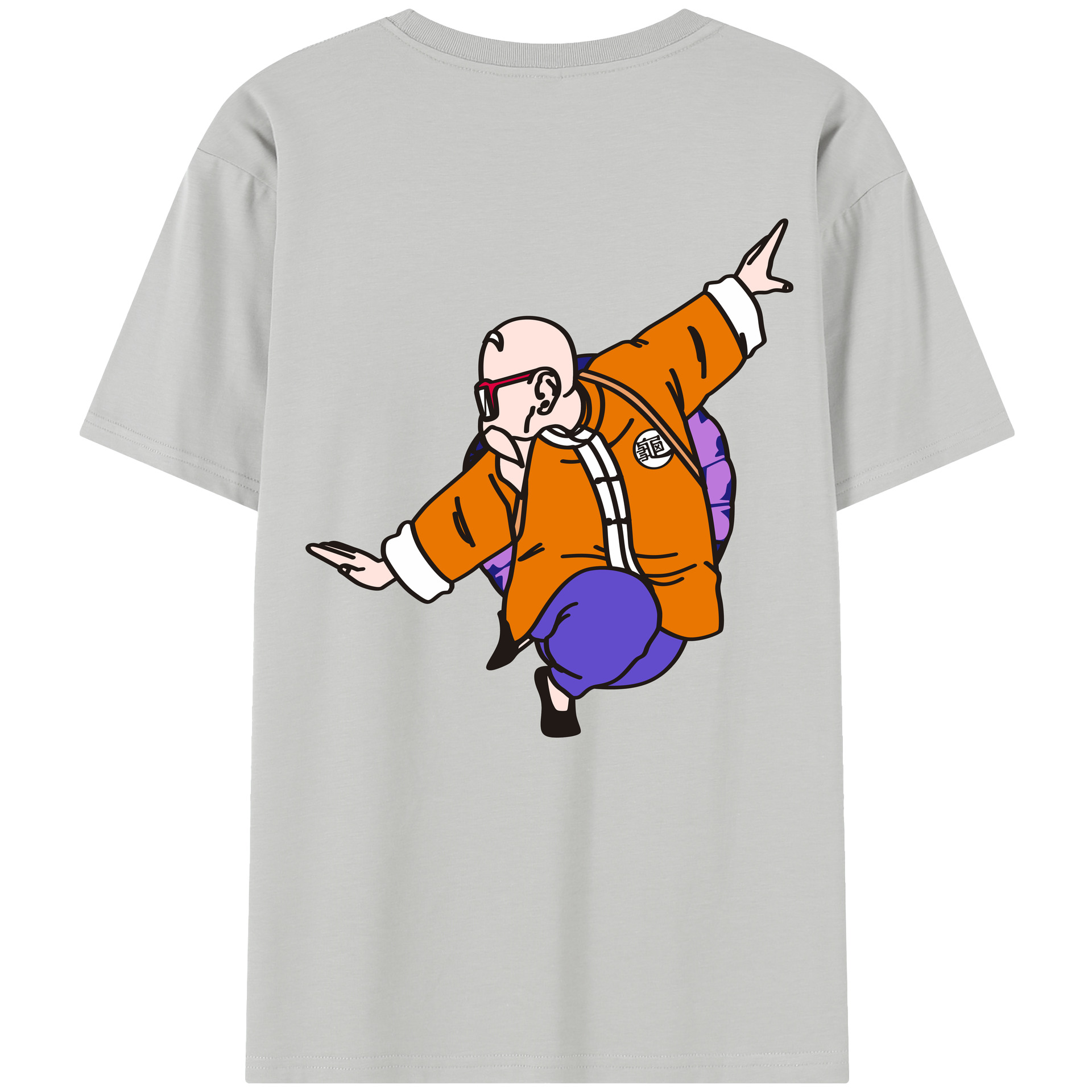 （画像用） ドラゴンボール 亀仙人（かめせんにん） DRAGON BALL Master Roshi Kame Sennin レディース半袖Tシャツ(バックプリント)