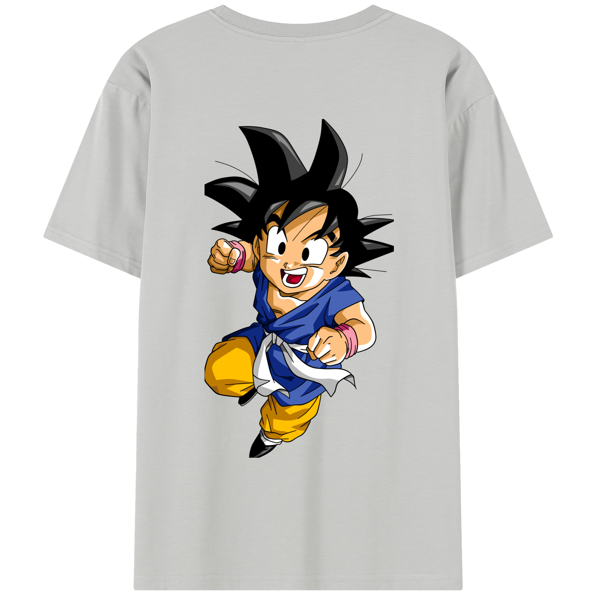 （画像用） ドラゴンボール 孫悟天 そん ごてん DRAGON BALL Son Goten レディース半袖Tシャツ(バックプリント)