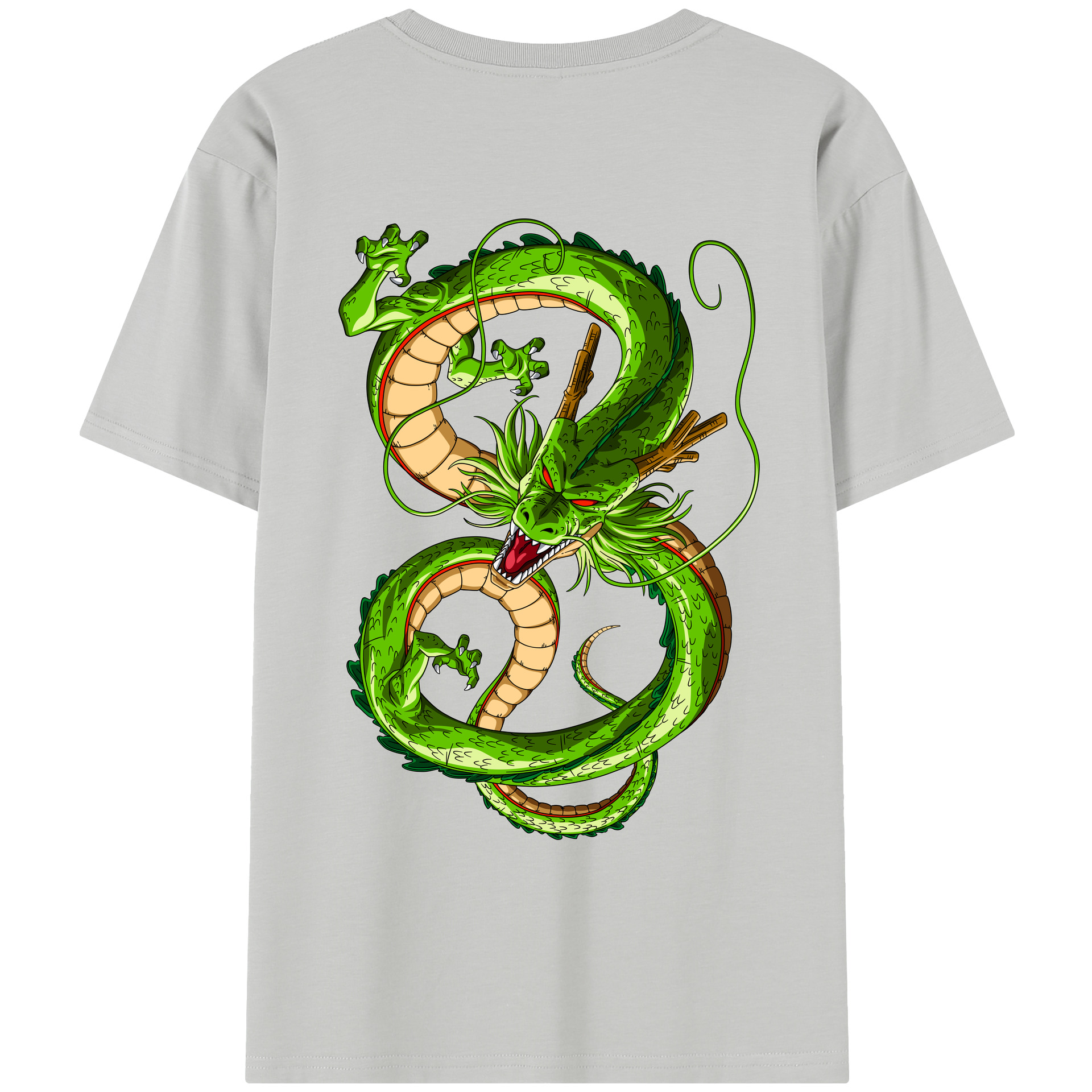 （画像用） ドラゴンボール 神龍 シェンロン DRAGON BALL Shenron レディース半袖Tシャツ(バックプリント)