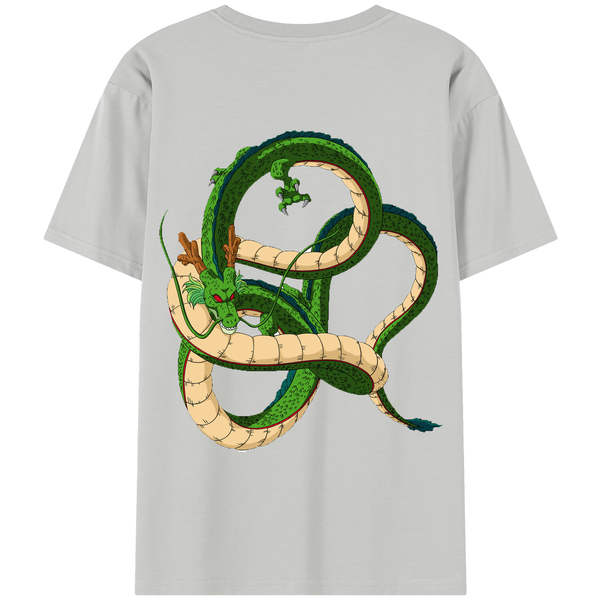 （画像用） ドラゴンボール 神龍 シェンロン DRAGON BALL Shenron レディース半袖Tシャツ(バックプリント)