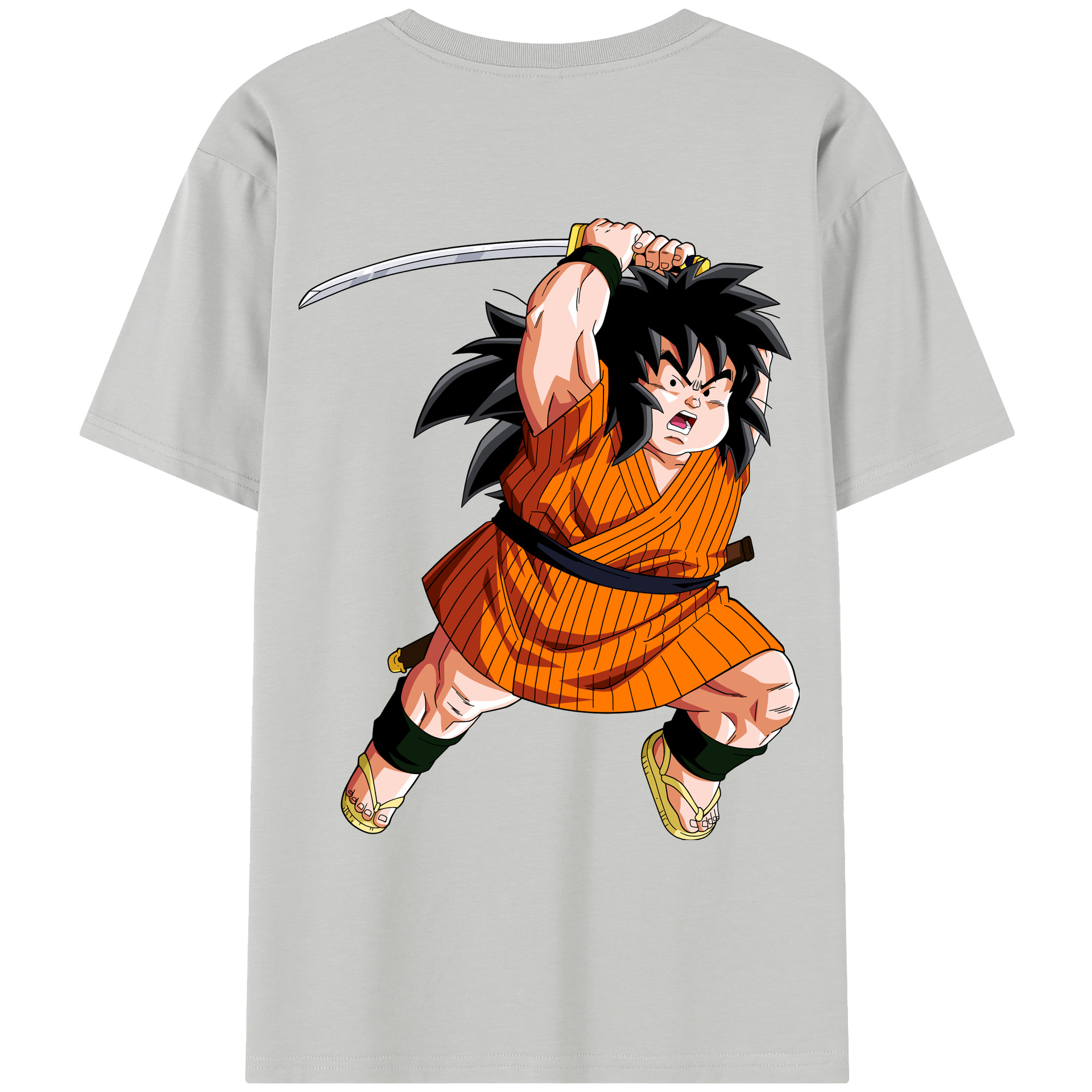 （画像用） ドラゴンボール やじろべえ DRAGON BALL Yajirobe レディース半袖Tシャツ(バックプリント)