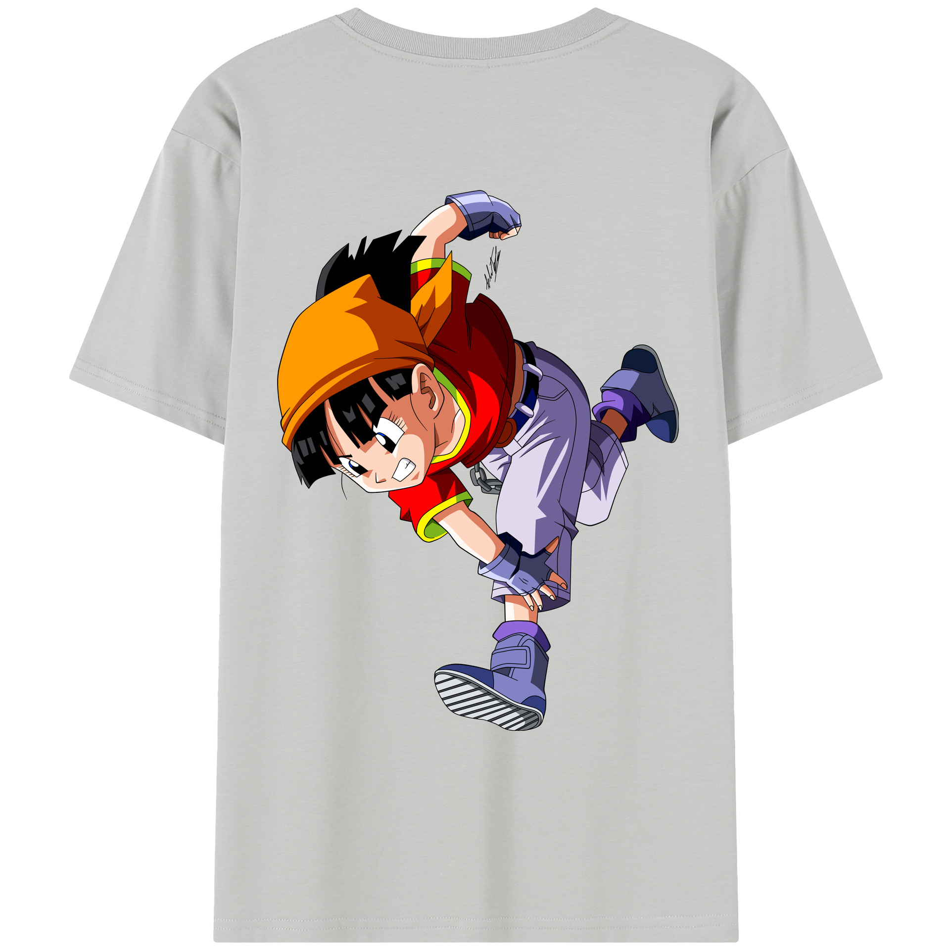 （画像用） ドラゴンボール パン DRAGON BALL Pan レディース半袖Tシャツ(バックプリント)