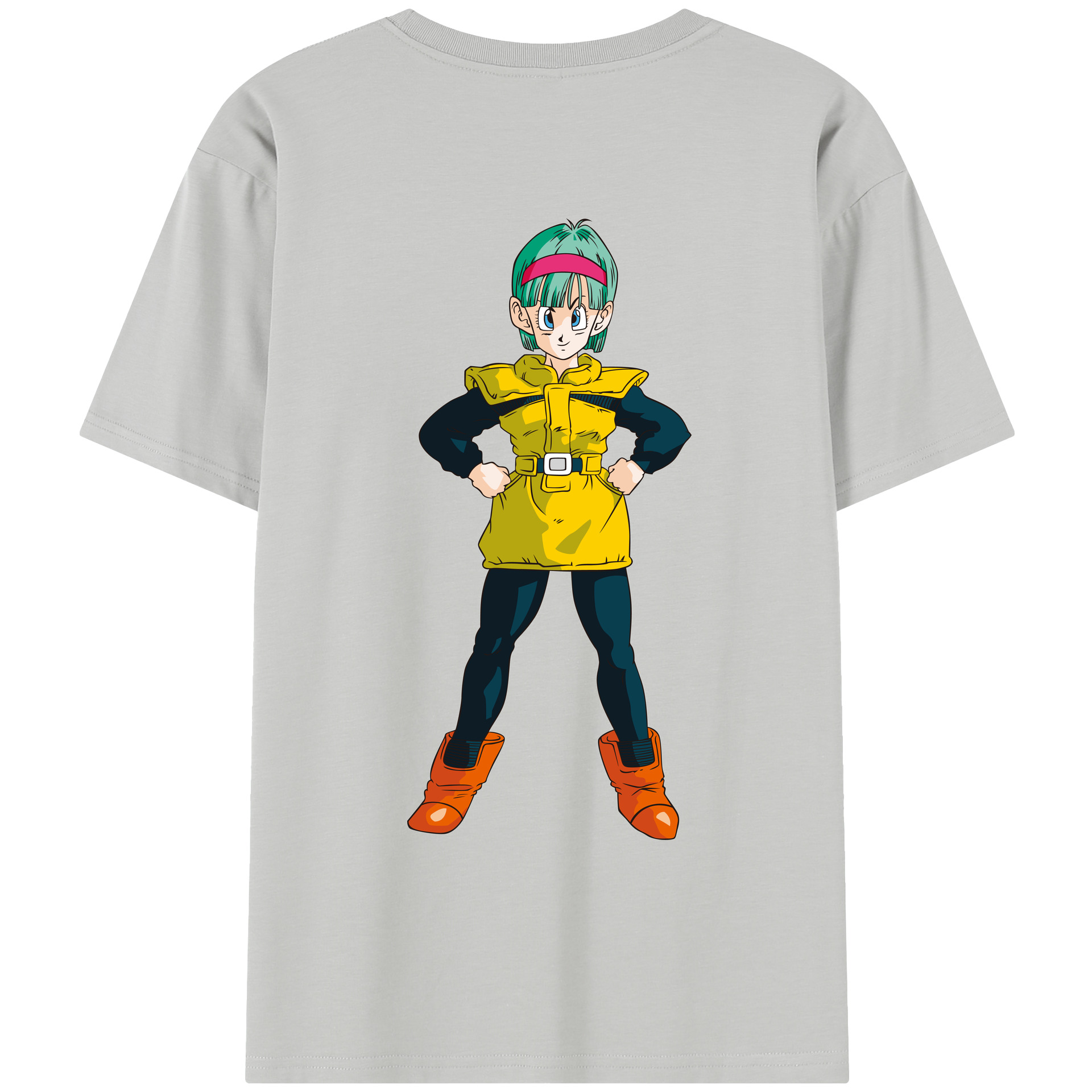 （画像用） ドラゴンボール ブルマ DRAGON BALL Bulma レディース半袖Tシャツ(バックプリント)