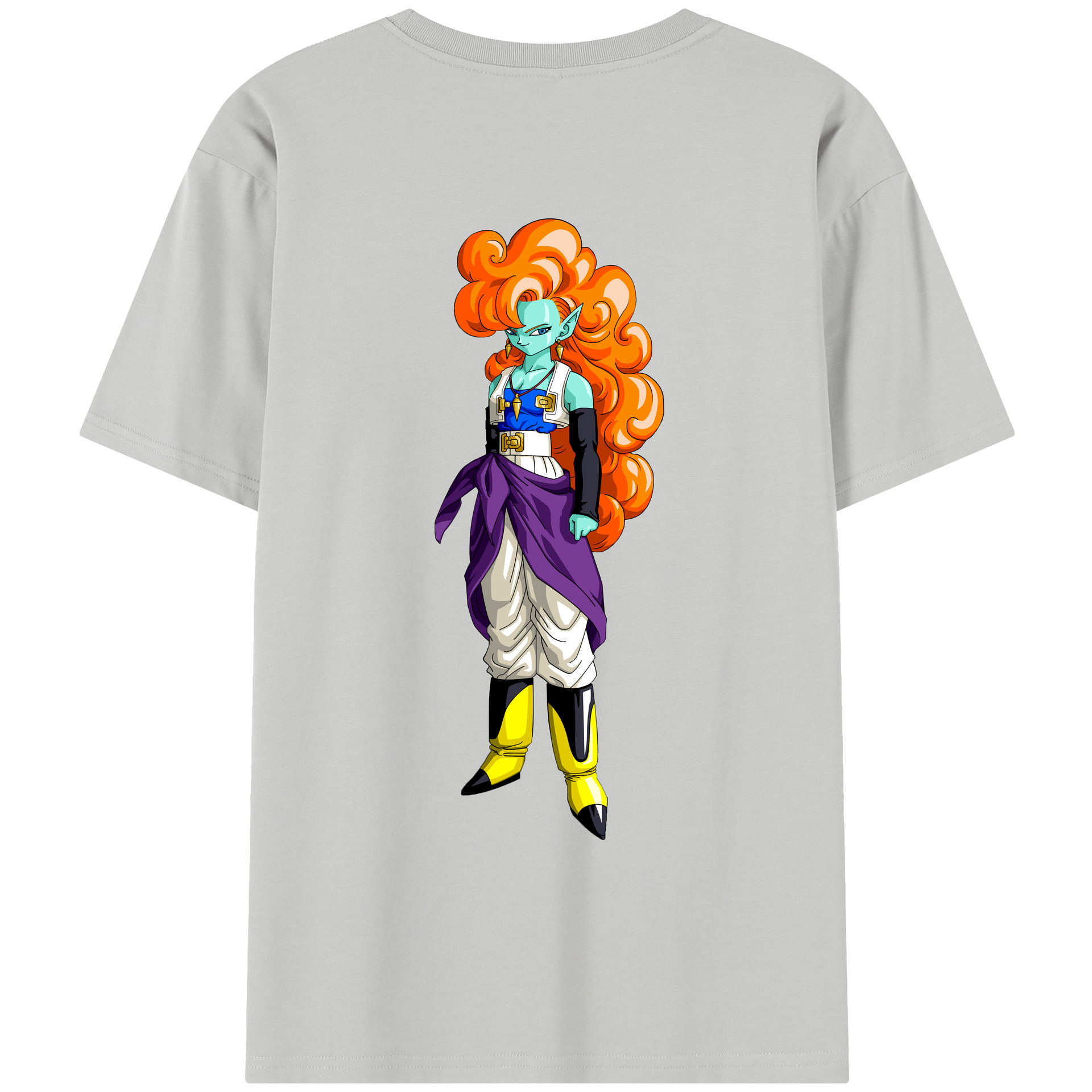（画像用） ドラゴンボール DRAGON BALL レディース半袖Tシャツ(バックプリント)