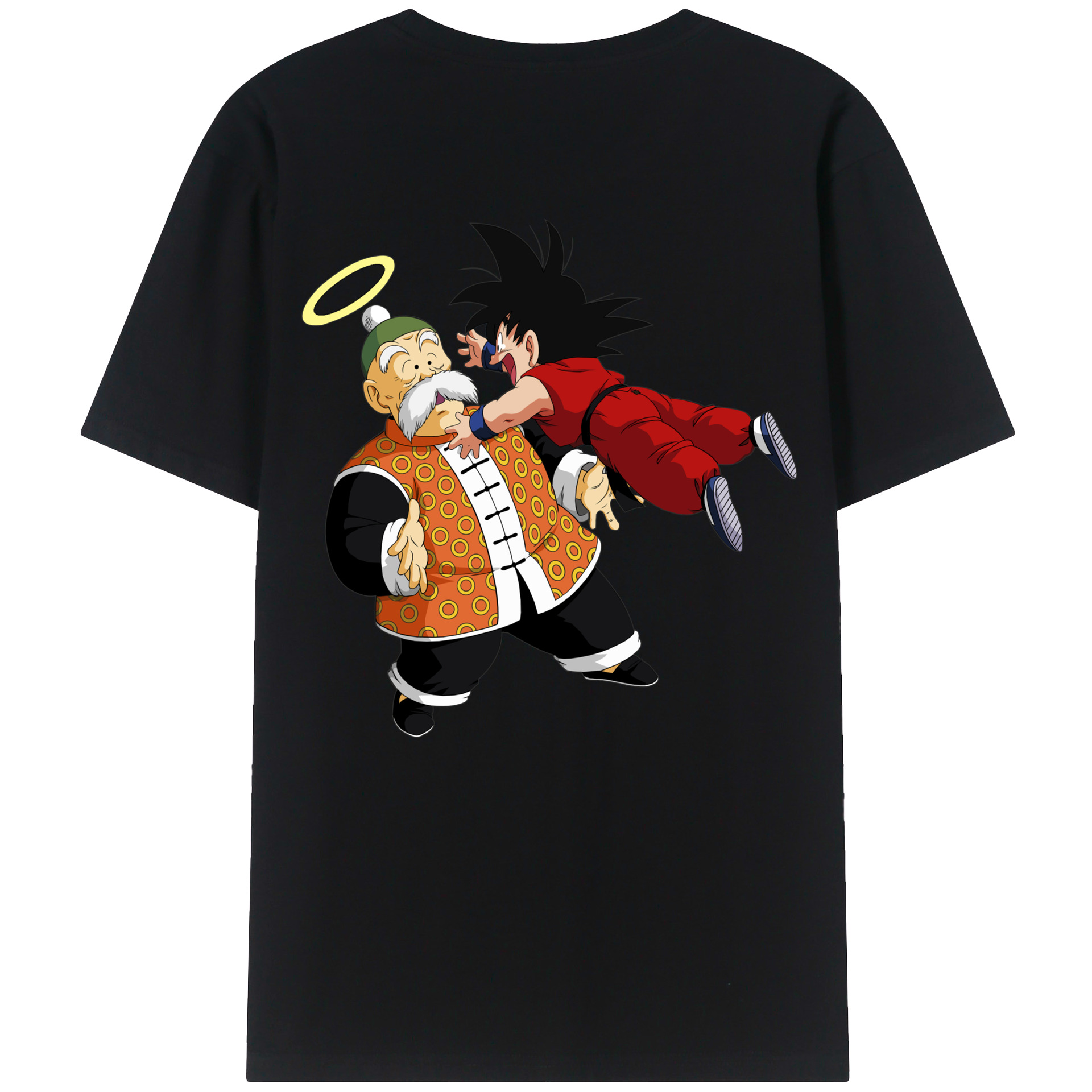 （画像用） ドラゴンボール 孫悟空（そん ごくう）Son Goku カカロット DRAGON BALL Kakarotto レディース半袖Tシャツ(バックプリント)