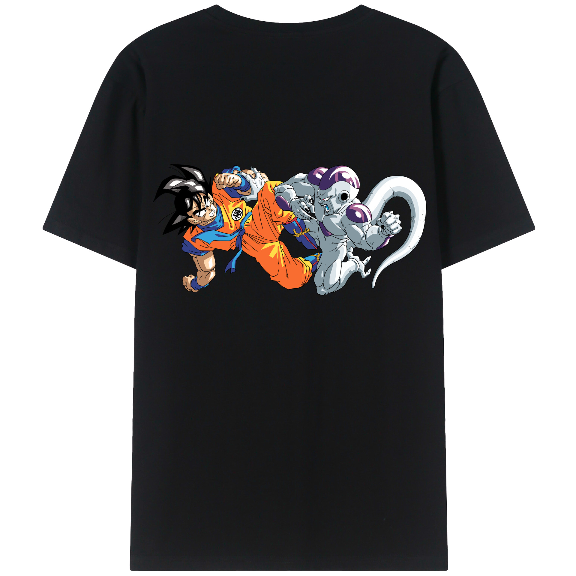 （画像用） ドラゴンボール 孫悟空（そん ごくう）Son Goku カカロット DRAGON BALL Kakarotto レディース半袖Tシャツ(バックプリント)
