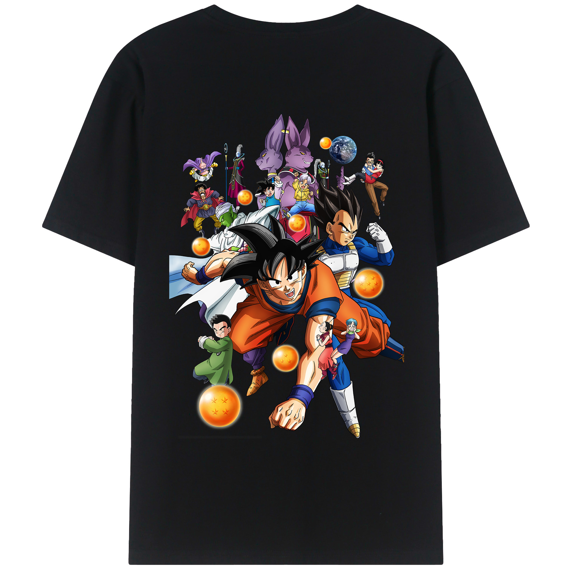 （画像用） ドラゴンボール DRAGON BALL レディース半袖Tシャツ(バックプリント)