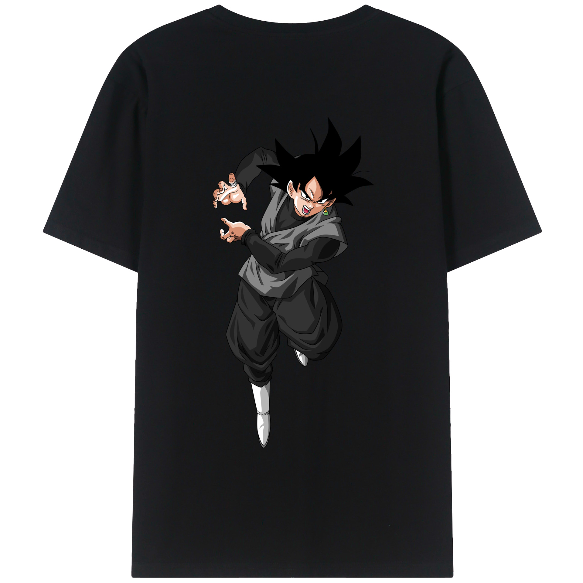 （画像用） ドラゴンボール ベジータ四世（Bejīta Yonsei）DRAGON BALL Vegeta IV レディース半袖Tシャツ(バックプリント)
