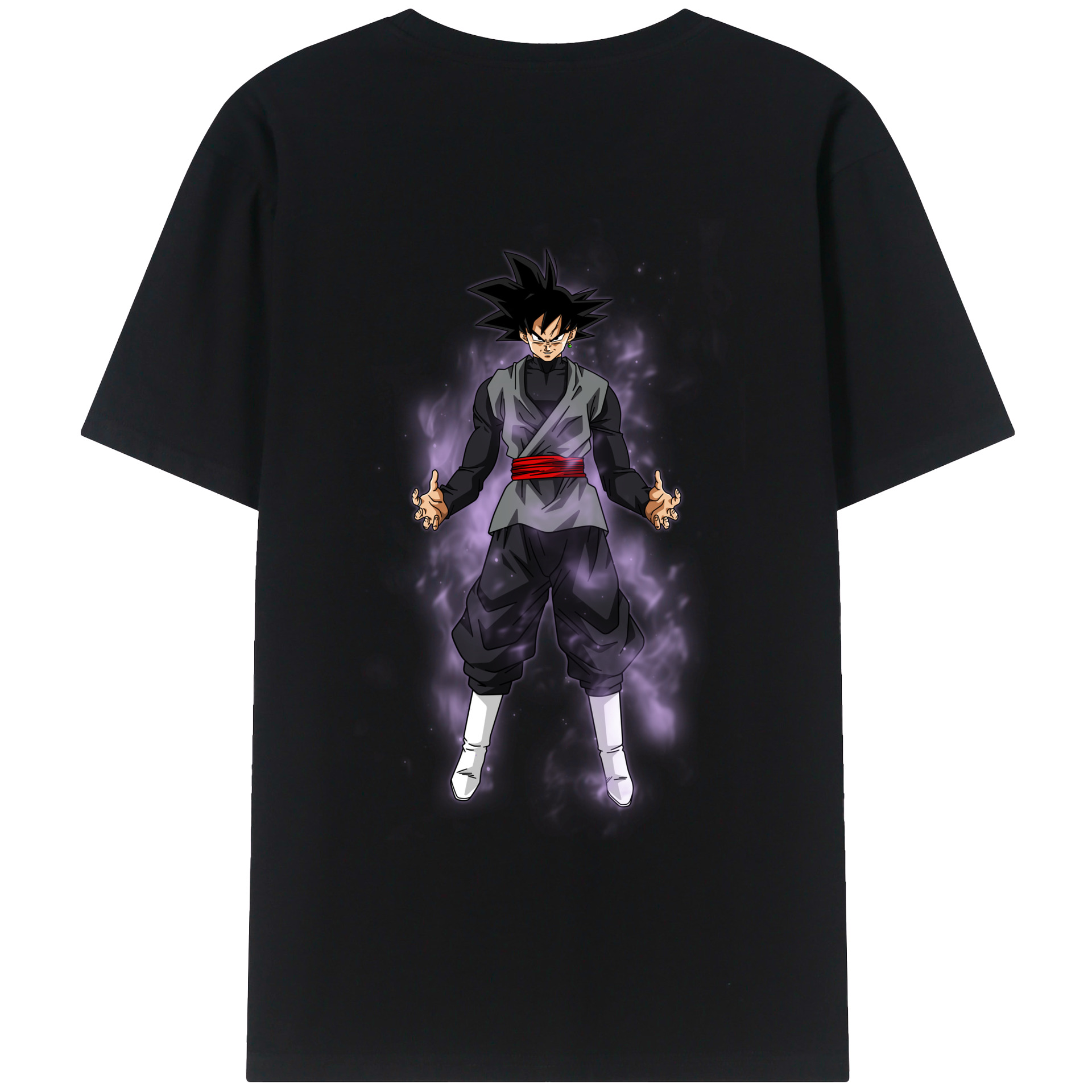 （画像用） ドラゴンボール ベジータ四世（Bejīta Yonsei）DRAGON BALL Vegeta IV レディース半袖Tシャツ(バックプリント)