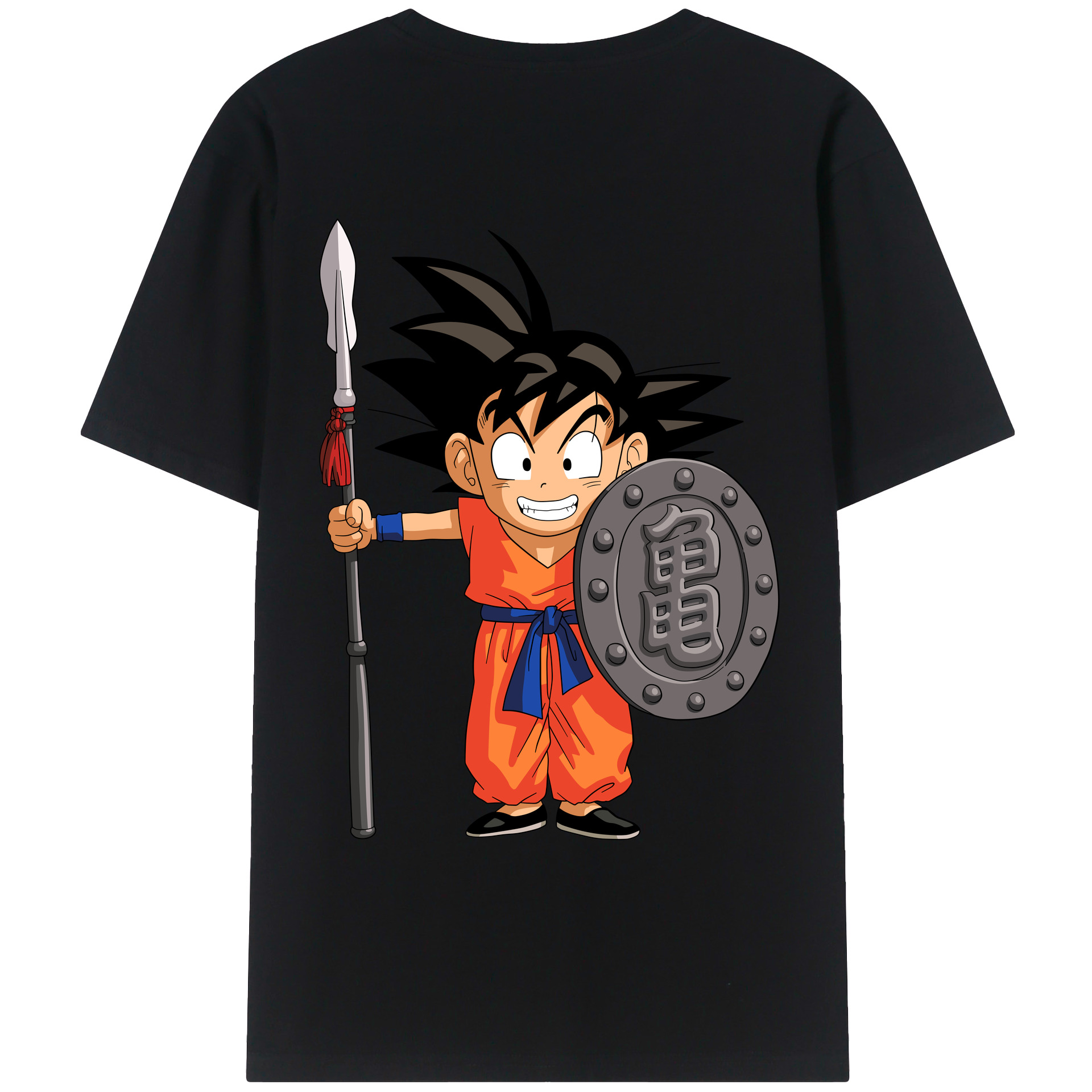（画像用） ドラゴンボール 孫悟空（そん ごくう）Son Goku カカロット DRAGON BALL Kakarotto レディース半袖Tシャツ(バックプリント)