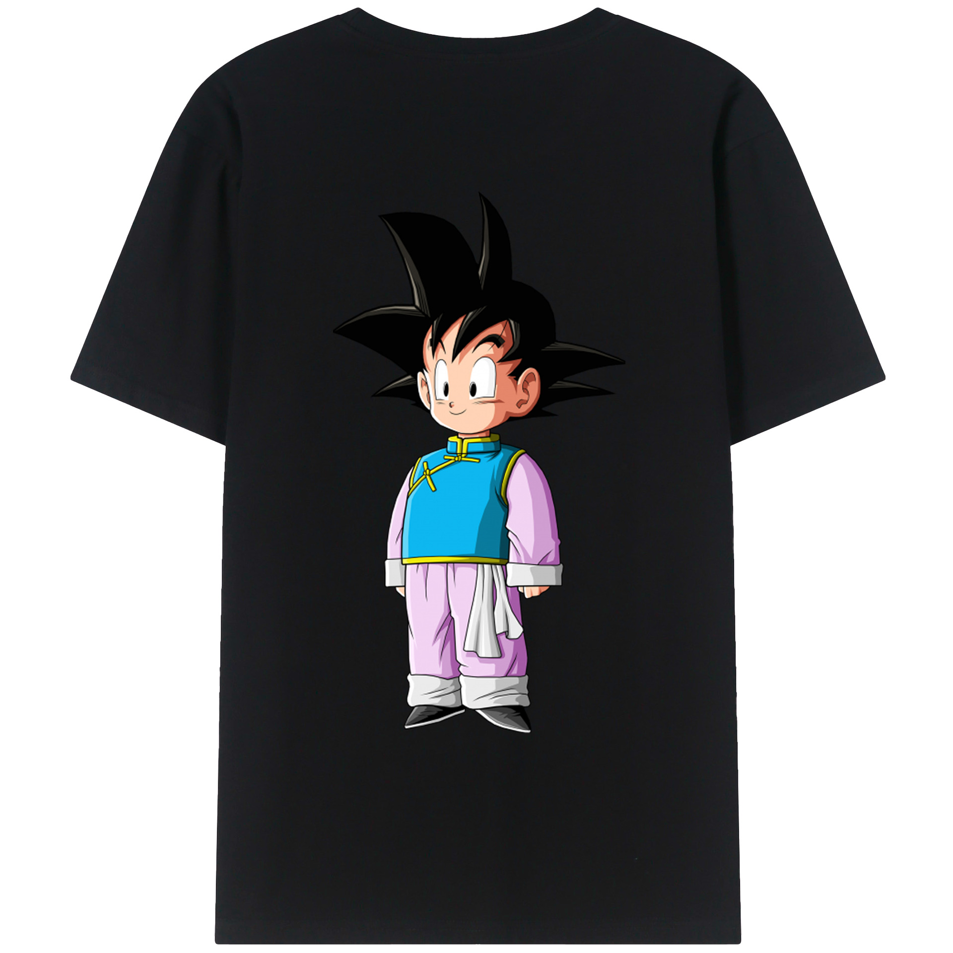 （画像用） ドラゴンボール 孫悟空（そん ごくう）Son Goku カカロット DRAGON BALL Kakarotto レディース半袖Tシャツ(バックプリント)