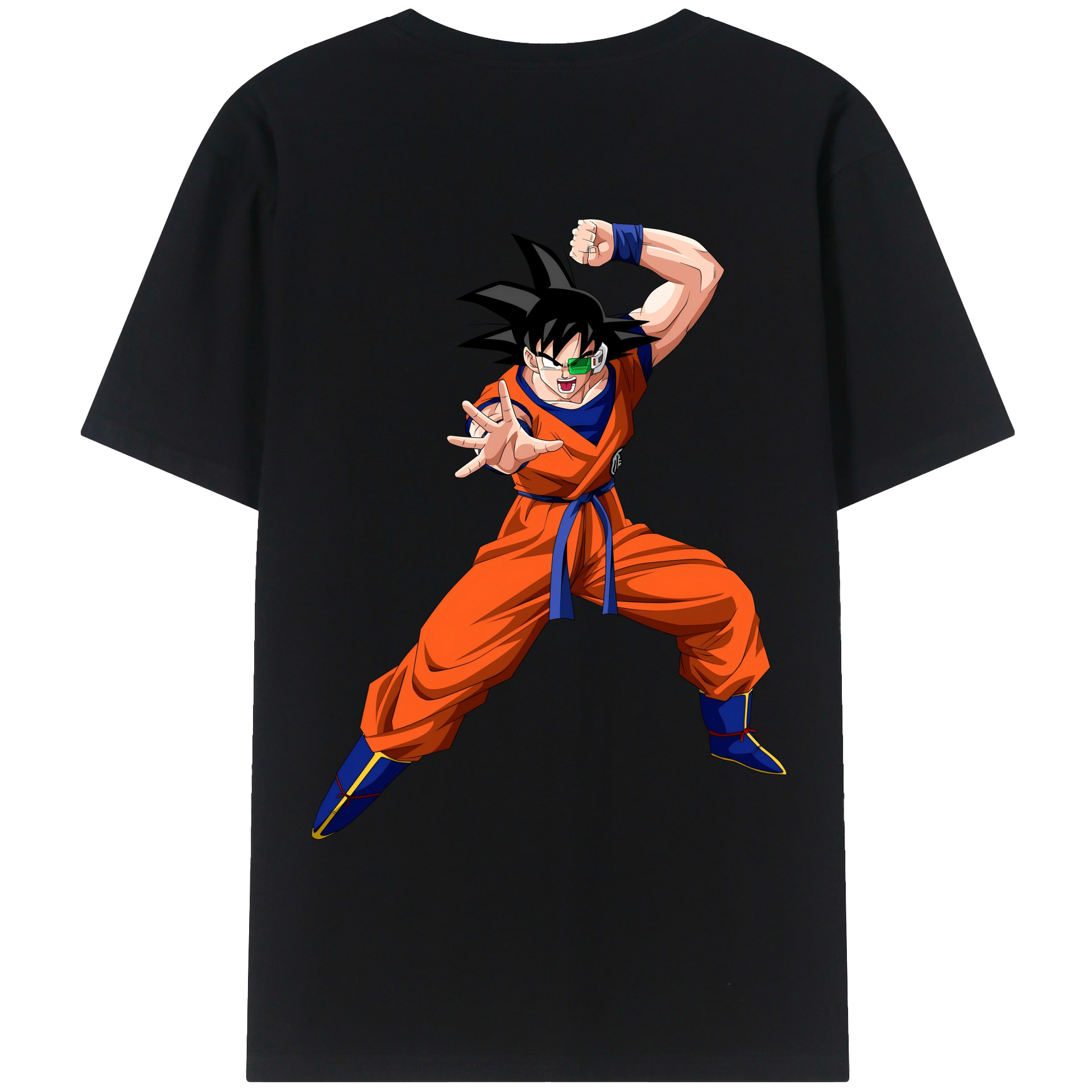 （画像用） ドラゴンボール 孫悟空（そん ごくう）Son Goku カカロット DRAGON BALL Kakarotto レディース半袖Tシャツ(バックプリント)