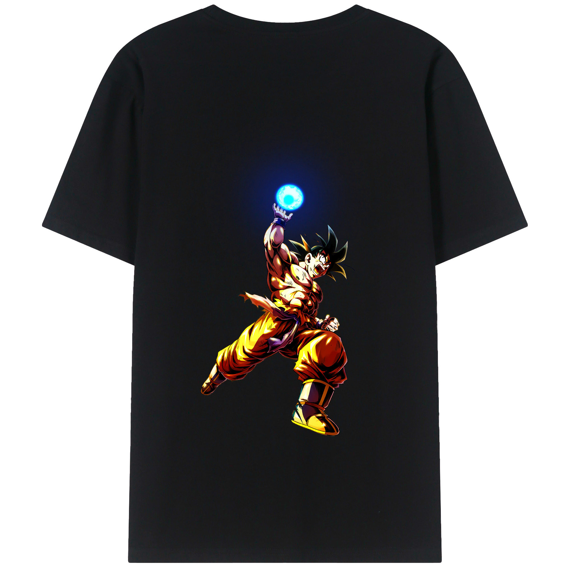 （画像用） ドラゴンボール 孫悟空（そん ごくう）Son Goku カカロット DRAGON BALL Kakarotto レディース半袖Tシャツ(バックプリント)