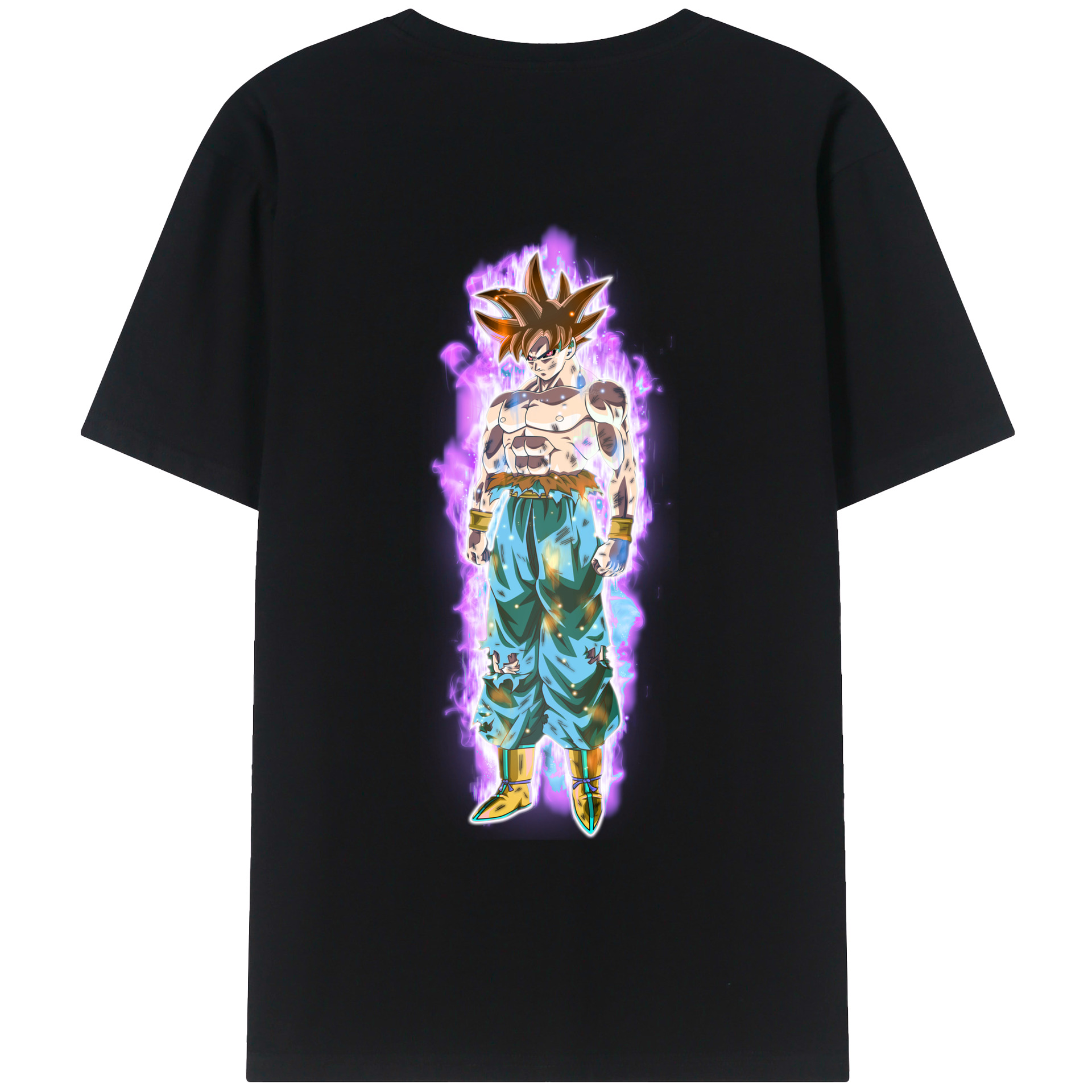 （画像用） ドラゴンボール 孫悟空（そん ごくう）Son Goku カカロット DRAGON BALL Kakarotto レディース半袖Tシャツ(バックプリント)