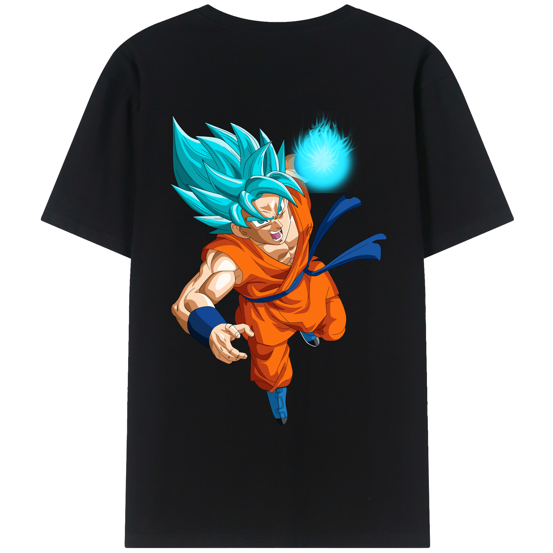 （画像用） ドラゴンボール 孫悟空（そん ごくう）Son Goku カカロット DRAGON BALL Kakarotto レディース半袖Tシャツ(バックプリント)