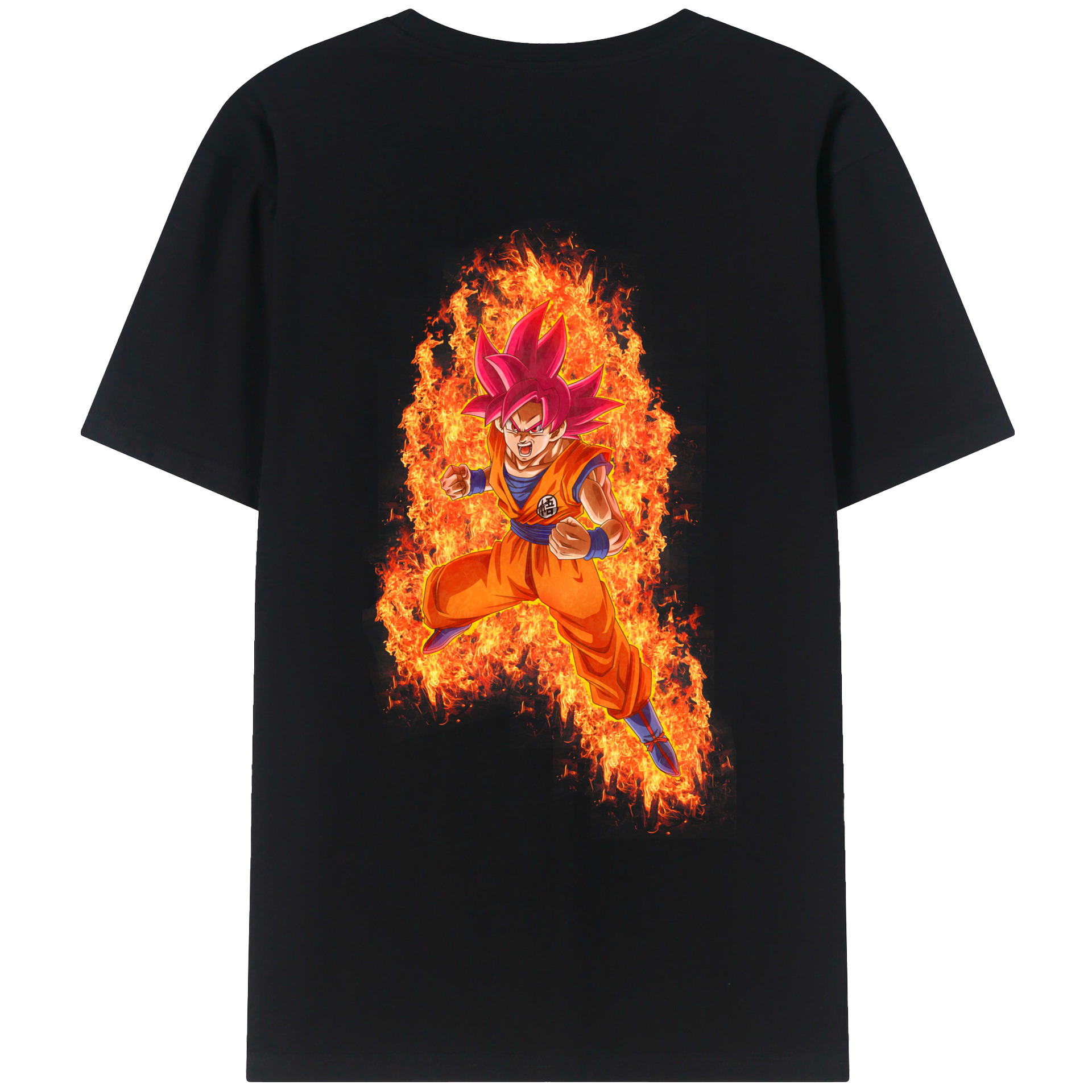 （画像用） ドラゴンボール 孫悟空（そん ごくう）Son Goku カカロット DRAGON BALL Kakarotto レディース半袖Tシャツ(バックプリント)