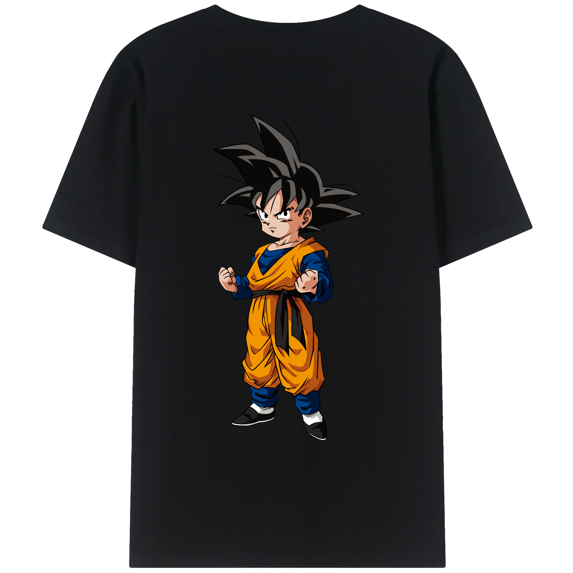（画像用） ドラゴンボール 孫悟空（そん ごくう）Son Goku カカロット DRAGON BALL Kakarotto レディース半袖Tシャツ(バックプリント)