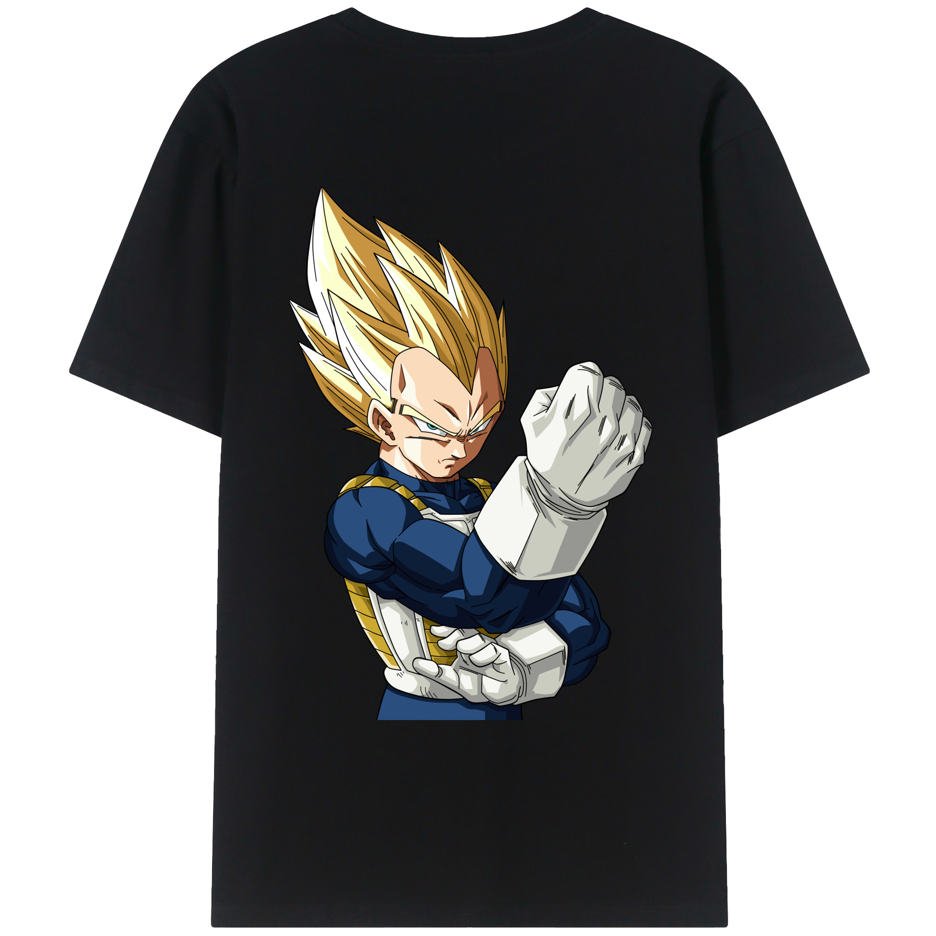 （画像用） ドラゴンボール ベジータ四世（Bejīta Yonsei）DRAGON BALL Vegeta IV レディース半袖Tシャツ(バックプリント)