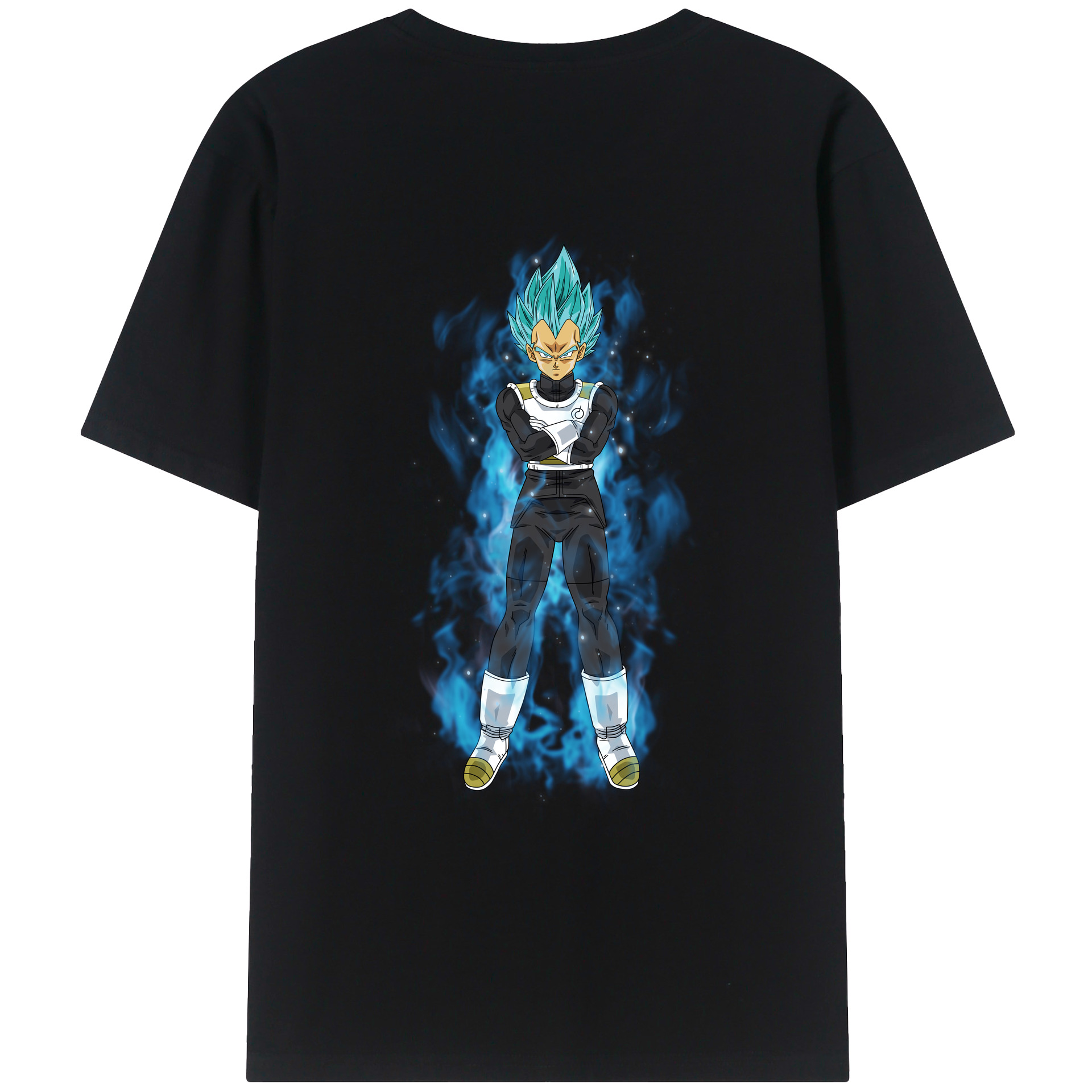 （画像用） ドラゴンボール ベジータ四世（Bejīta Yonsei）DRAGON BALL Vegeta IV レディース半袖Tシャツ(バックプリント)