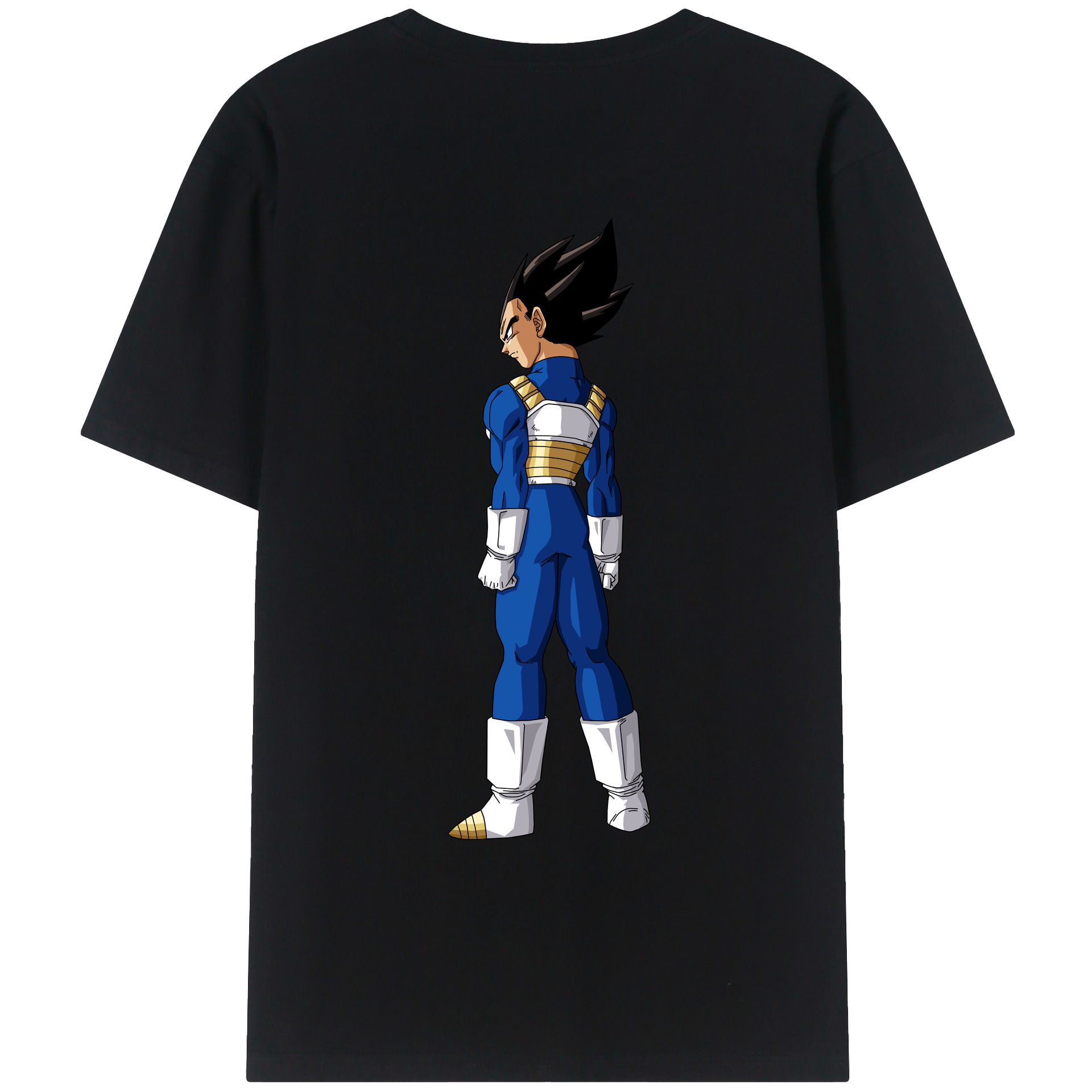 （画像用） ドラゴンボール ベジータ四世（Bejīta Yonsei）DRAGON BALL Vegeta IV レディース半袖Tシャツ(バックプリント)