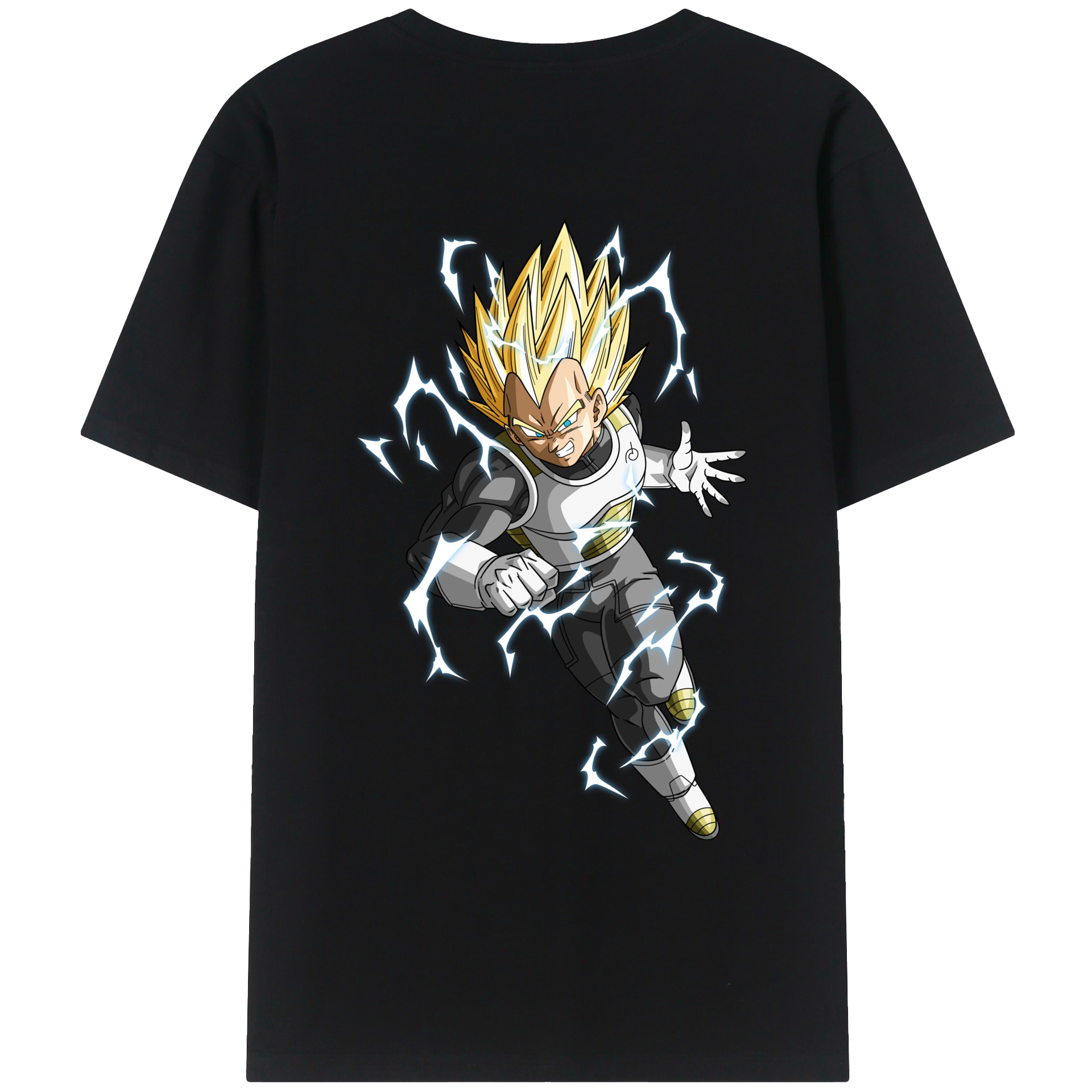 （画像用） ドラゴンボール ベジータ四世（Bejīta Yonsei）DRAGON BALL Vegeta IV レディース半袖Tシャツ(バックプリント)