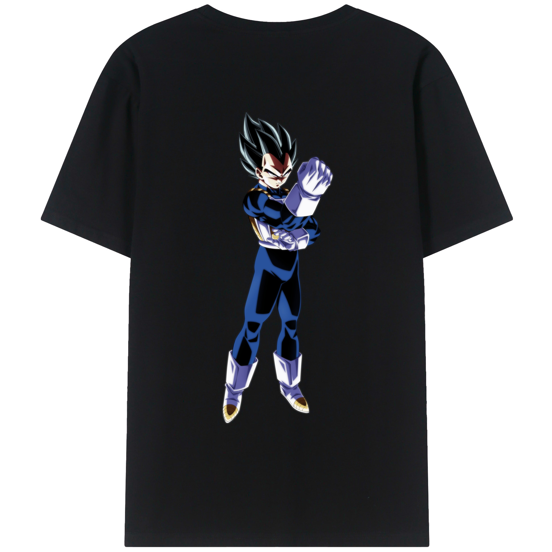 （画像用） ドラゴンボール ベジータ四世（Bejīta Yonsei）DRAGON BALL Vegeta IV レディース半袖Tシャツ(バックプリント)