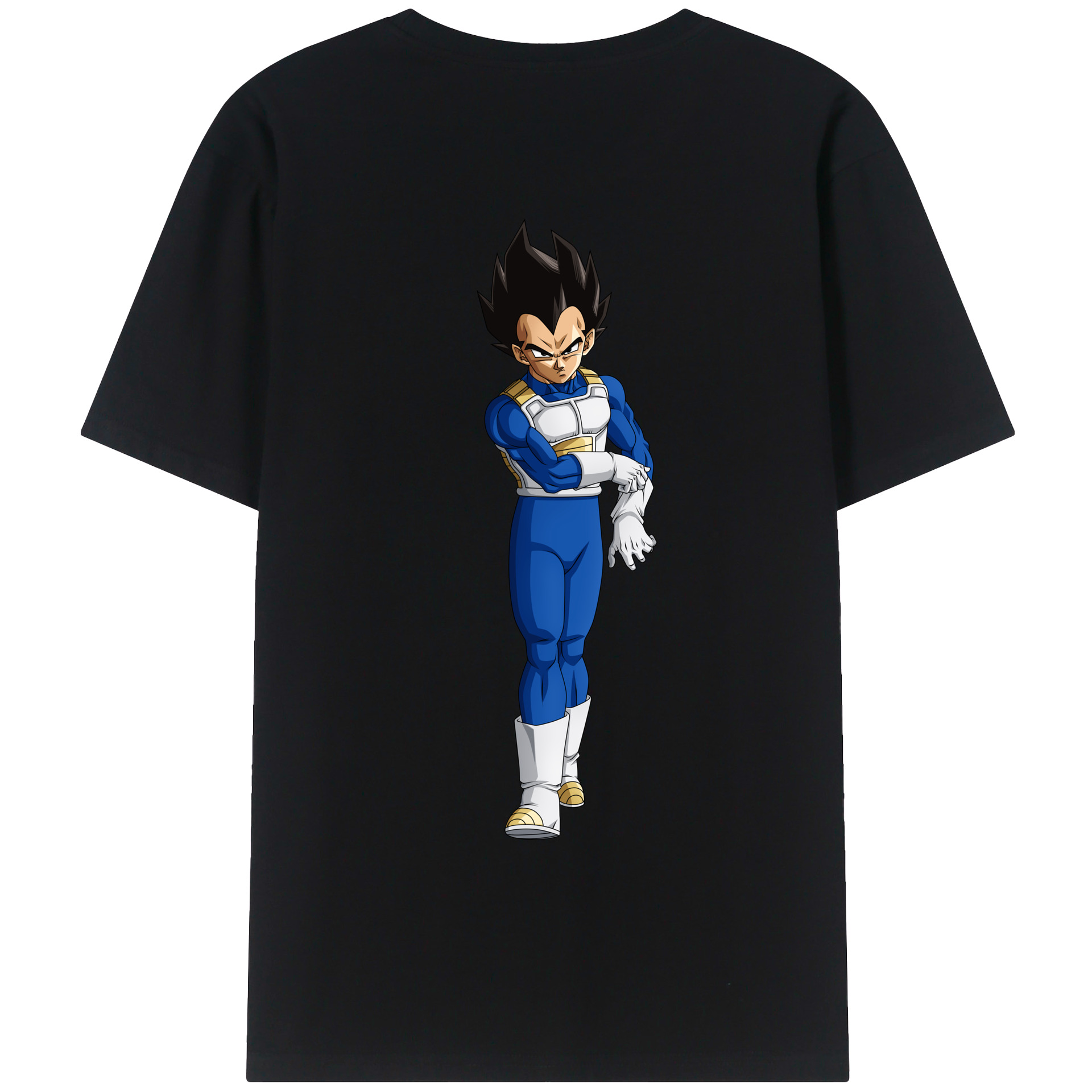 （画像用） ドラゴンボール ベジータ四世（Bejīta Yonsei）DRAGON BALL Vegeta IV レディース半袖Tシャツ(バックプリント)