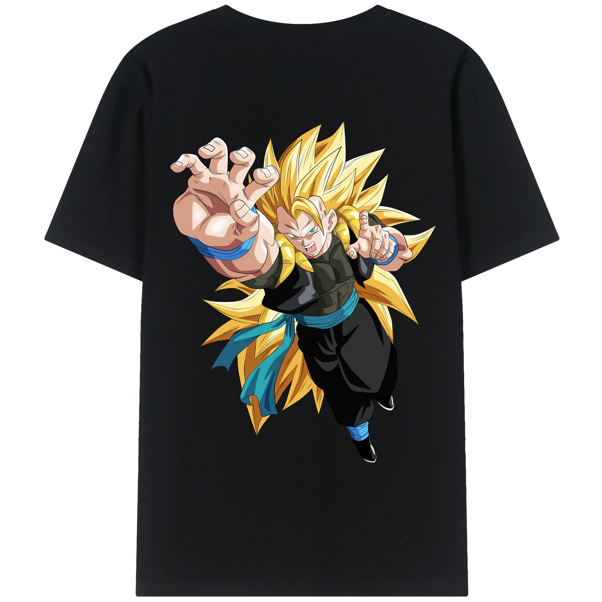 （画像用） ドラゴンボール ベジータ四世（Bejīta Yonsei）DRAGON BALL Vegeta IV レディース半袖Tシャツ(バックプリント)