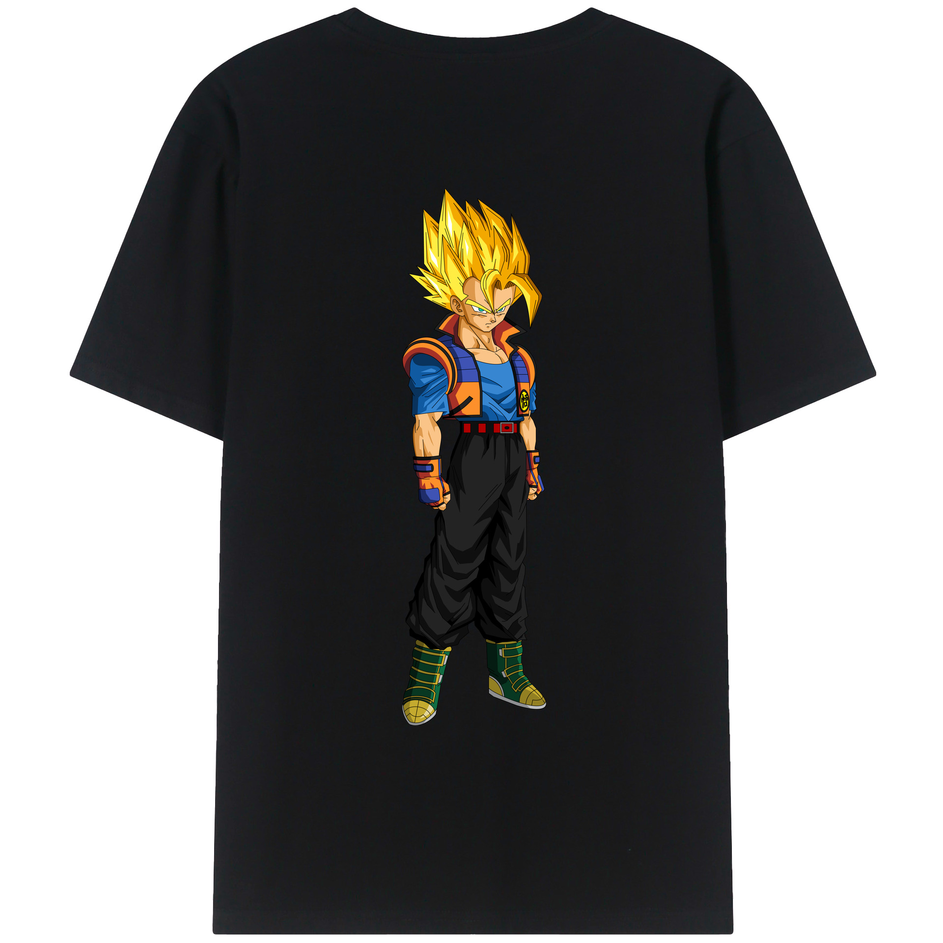 （画像用） ドラゴンボール ベジータ四世（Bejīta Yonsei）DRAGON BALL Vegeta IV レディース半袖Tシャツ(バックプリント)
