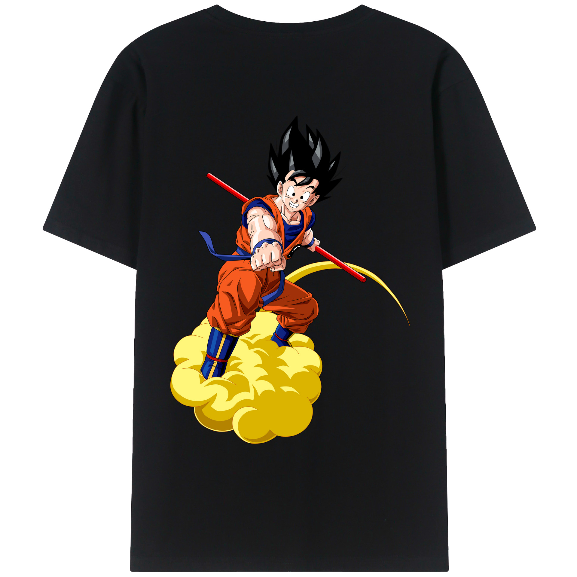（画像用） ドラゴンボール 孫 悟飯（そんごはん）DRAGON BALL Son Gohan レディース半袖Tシャツ(バックプリント)