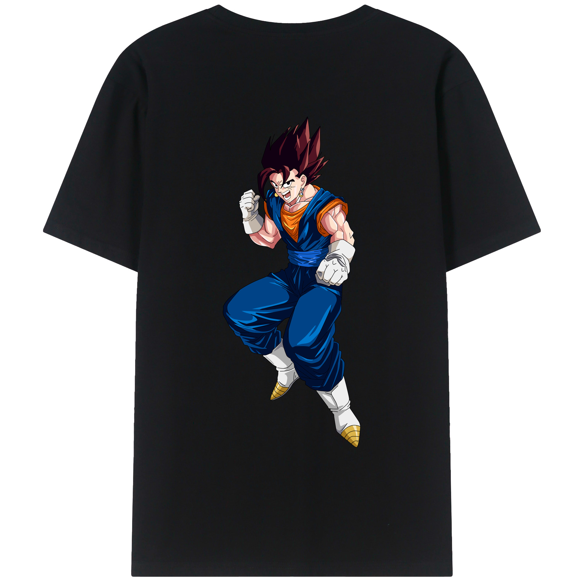 （画像用） ドラゴンボール 孫 悟飯（そんごはん）DRAGON BALL Son Gohan レディース半袖Tシャツ(バックプリント)