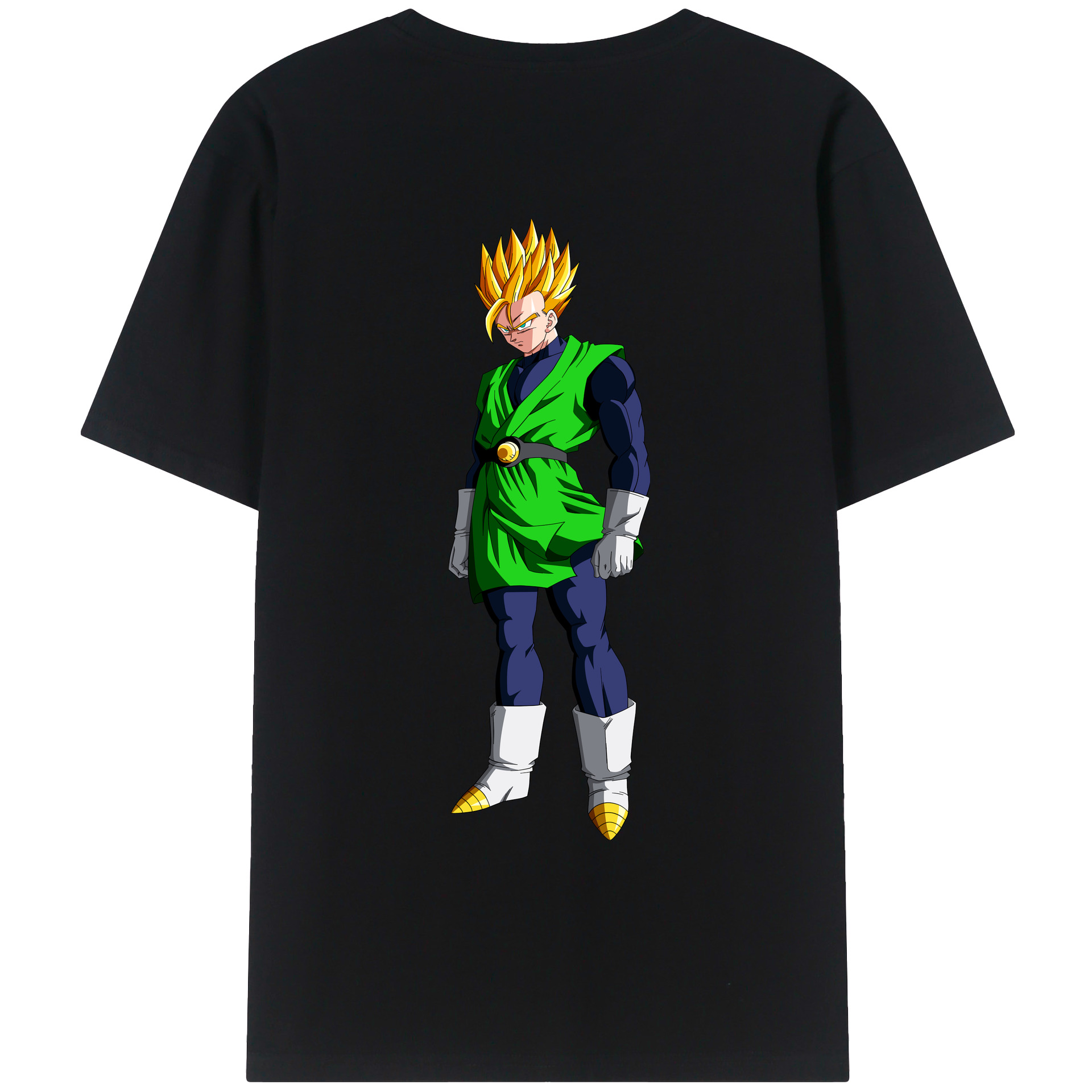 （画像用） ドラゴンボール 孫 悟飯（そんごはん）DRAGON BALL Son Gohan レディース半袖Tシャツ(バックプリント)