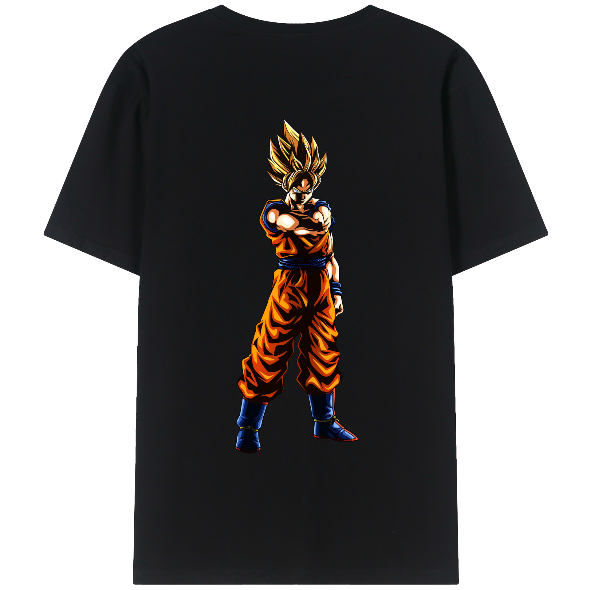 （画像用） ドラゴンボール 孫 悟飯（そんごはん）DRAGON BALL Son Gohan レディース半袖Tシャツ(バックプリント)