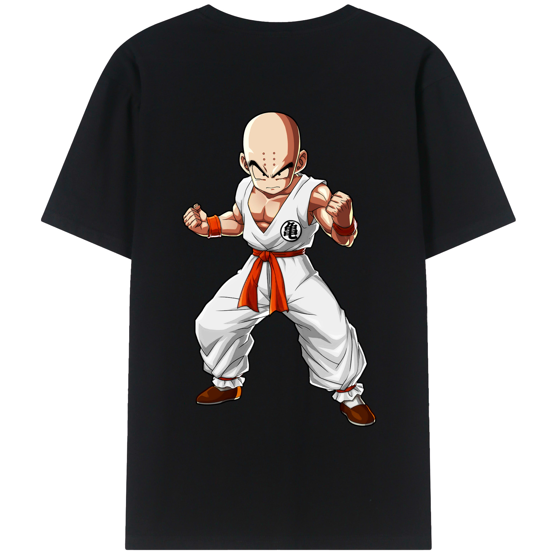 （画像用） ドラゴンボール クリリン DRAGON BALL krillin レディース半袖Tシャツ(バックプリント)