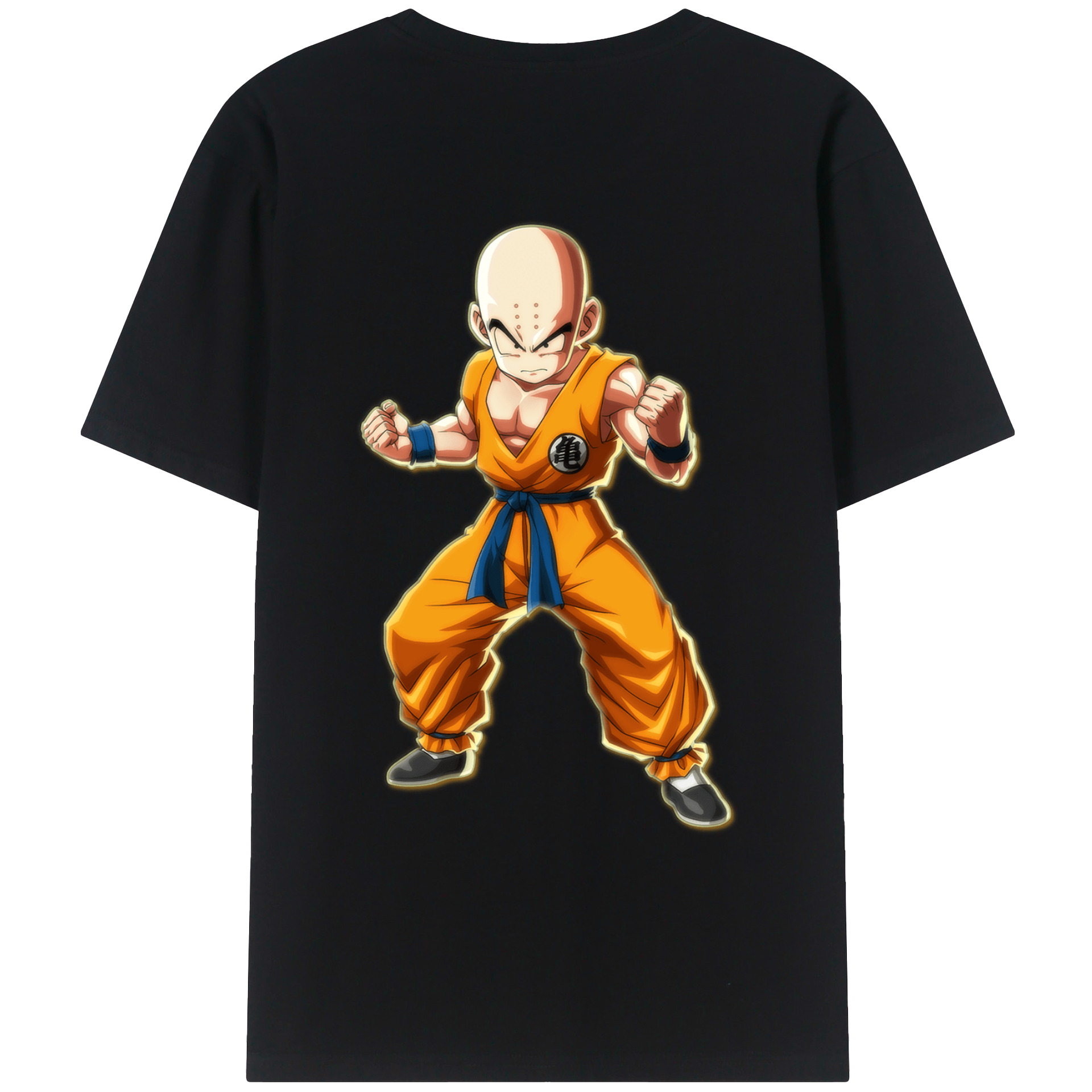 （画像用） ドラゴンボール クリリン DRAGON BALL krillin レディース半袖Tシャツ(バックプリント)