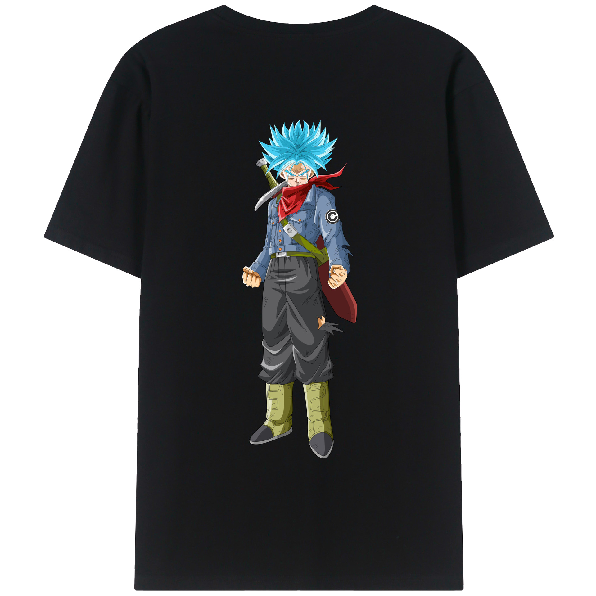 （画像用） ドラゴンボール トランクス（Torankusu）DRAGON BALL Trunks レディース半袖Tシャツ(バックプリント)