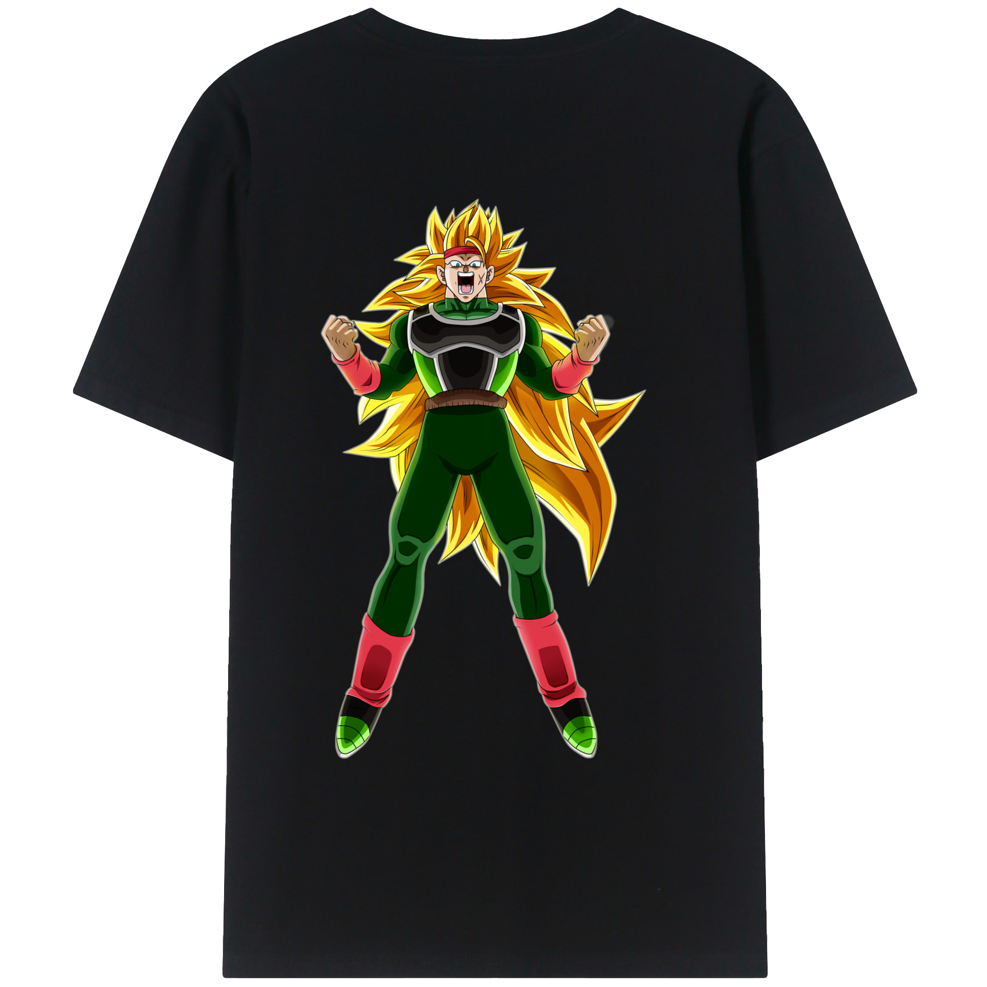 （画像用） ドラゴンボール ブロリー DRAGON BALL Broli レディース半袖Tシャツ(バックプリント)