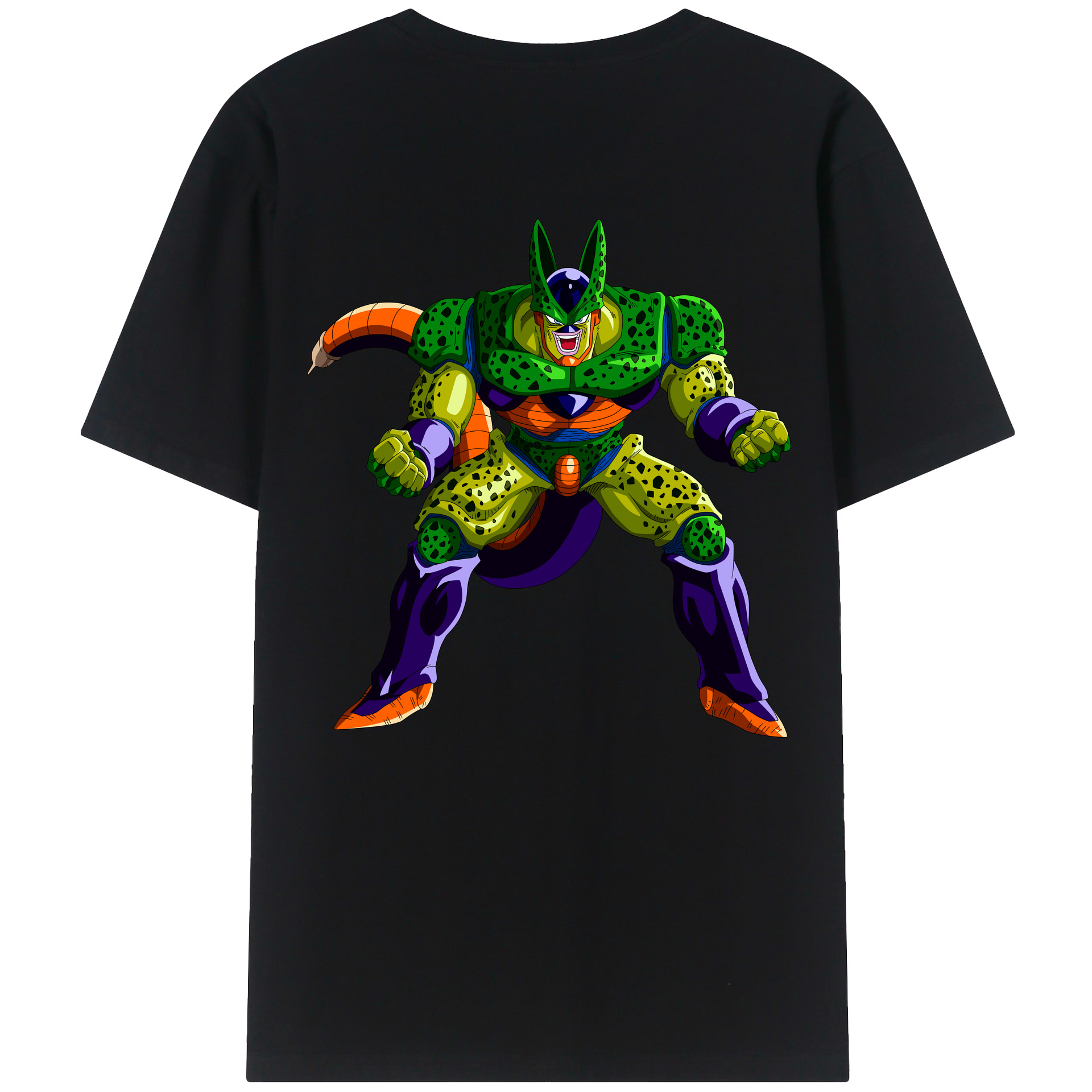 （画像用） ドラゴンボール セル DRAGON BALL Cell レディース半袖Tシャツ(バックプリント)