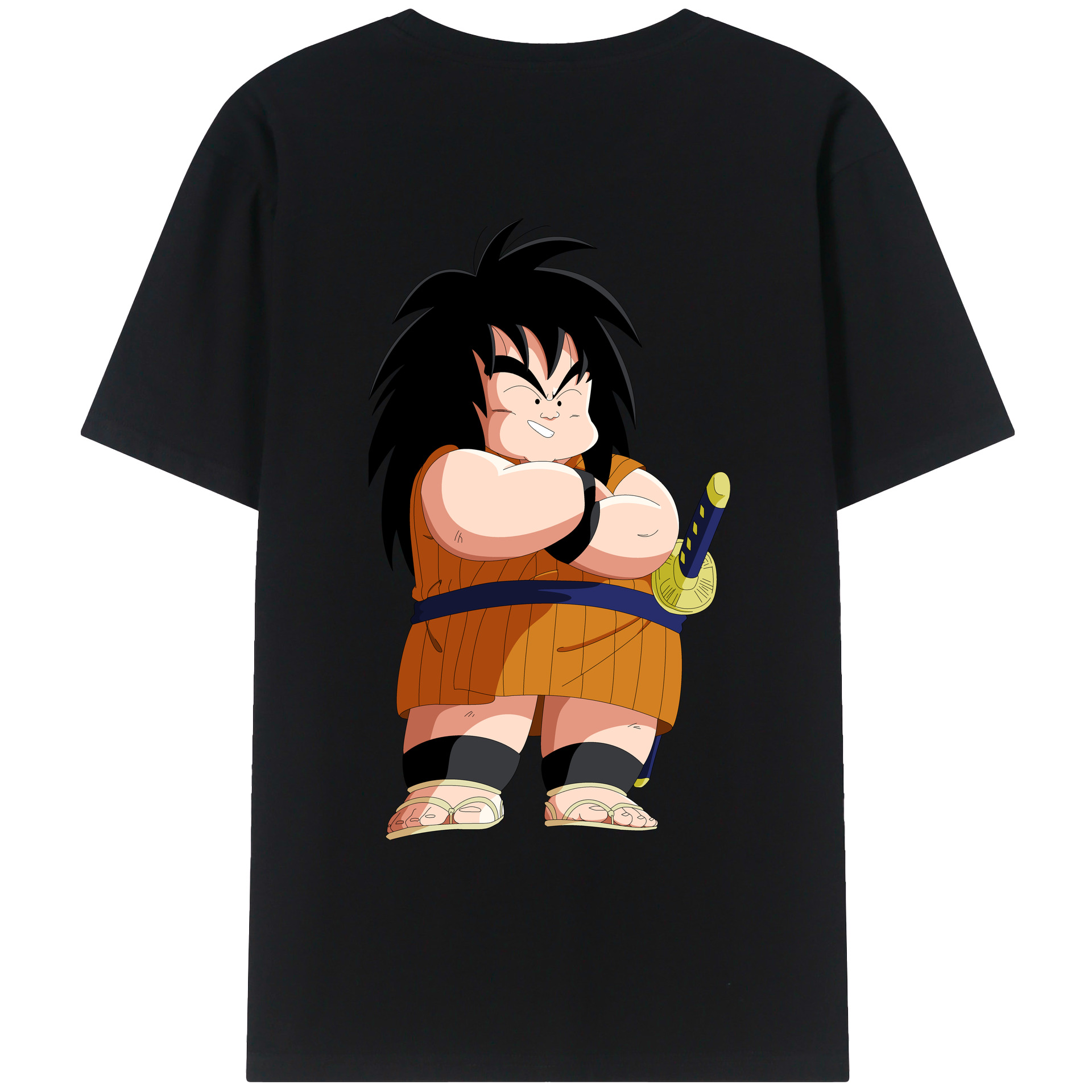 （画像用） ドラゴンボール やじろべえ DRAGON BALL Yajirobe レディース半袖Tシャツ(バックプリント)