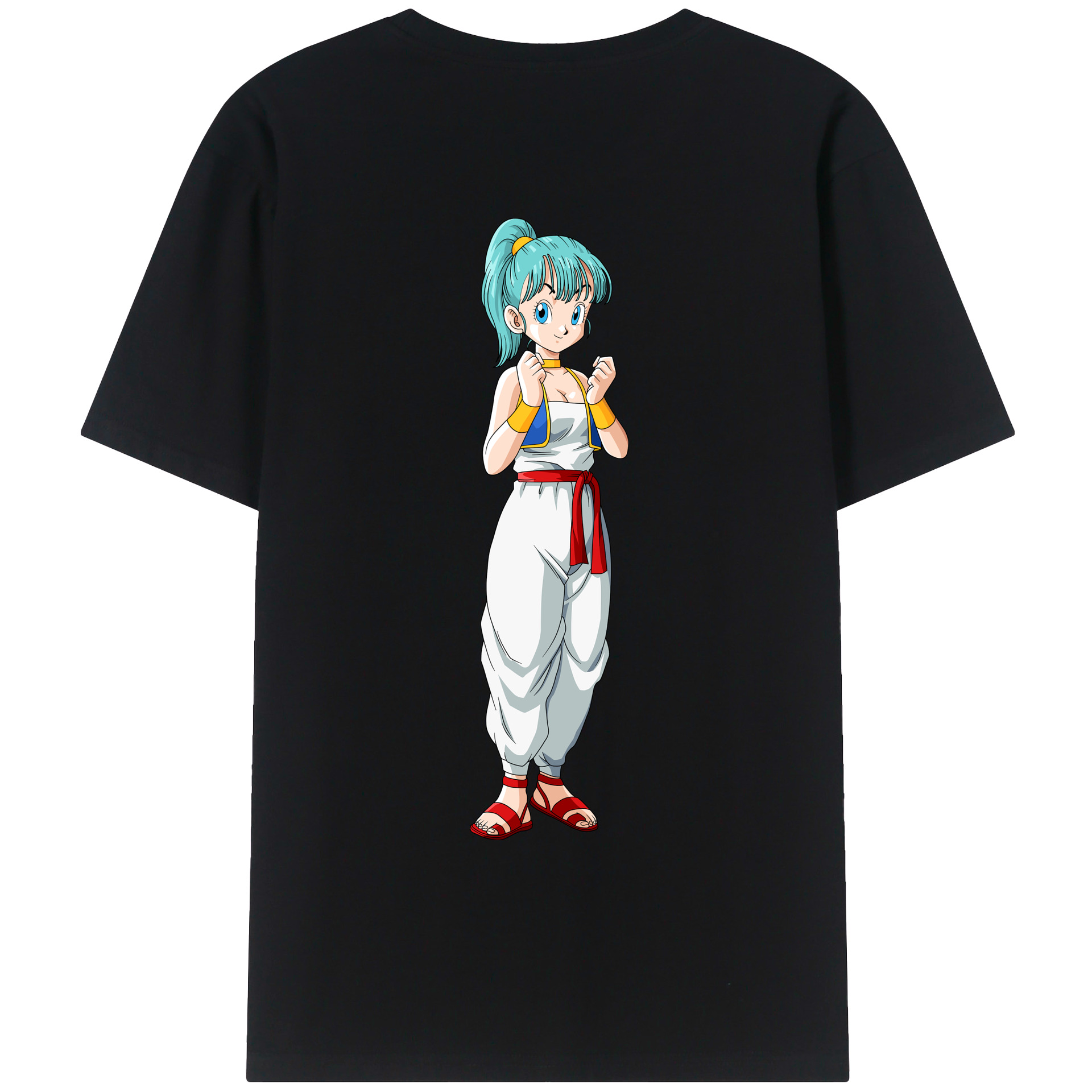 （画像用） ドラゴンボール DRAGON BALL レディース半袖Tシャツ(バックプリント)
